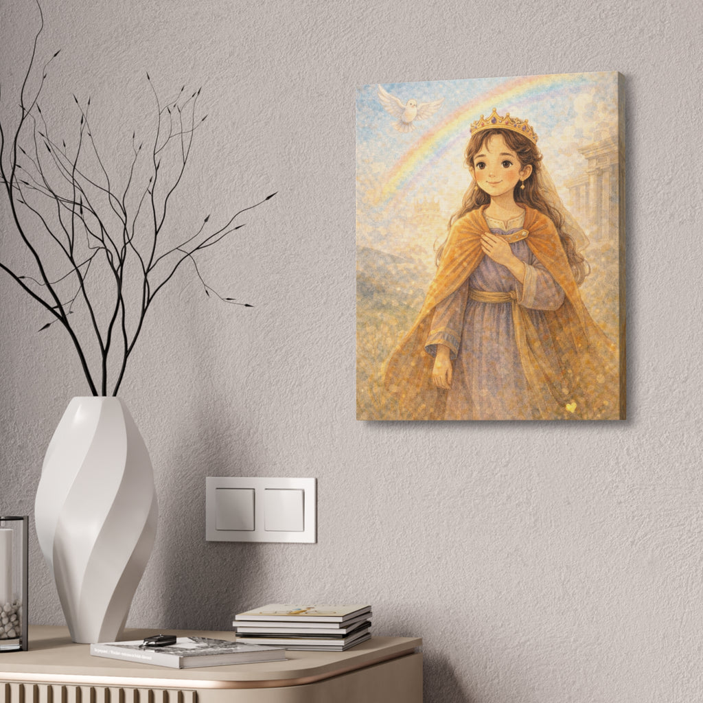 For Such a Time as This Canvas — Queen Esther (Esther 4:14)