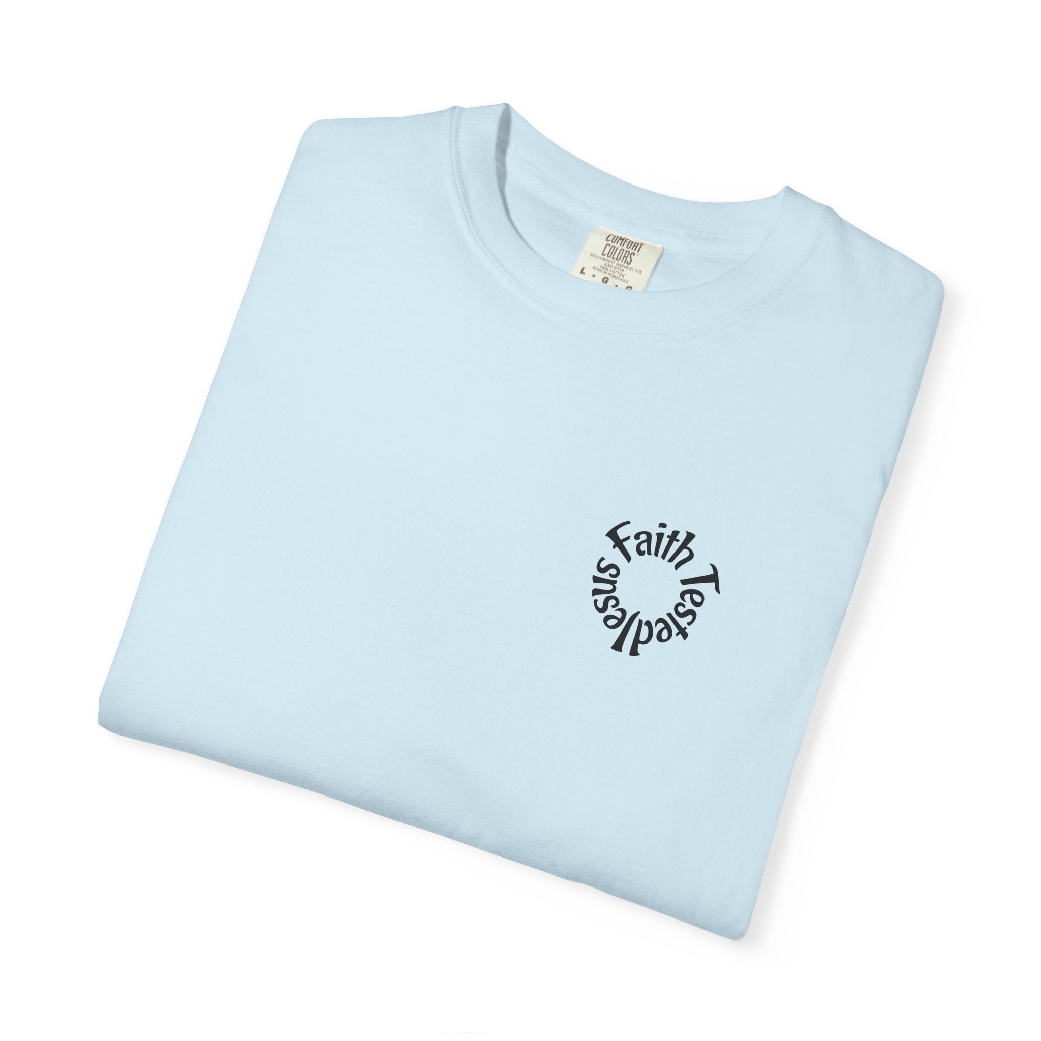 Jesus Loves You Personalized Faith T-Shirt — Custom Back Christian Graphic Tee
