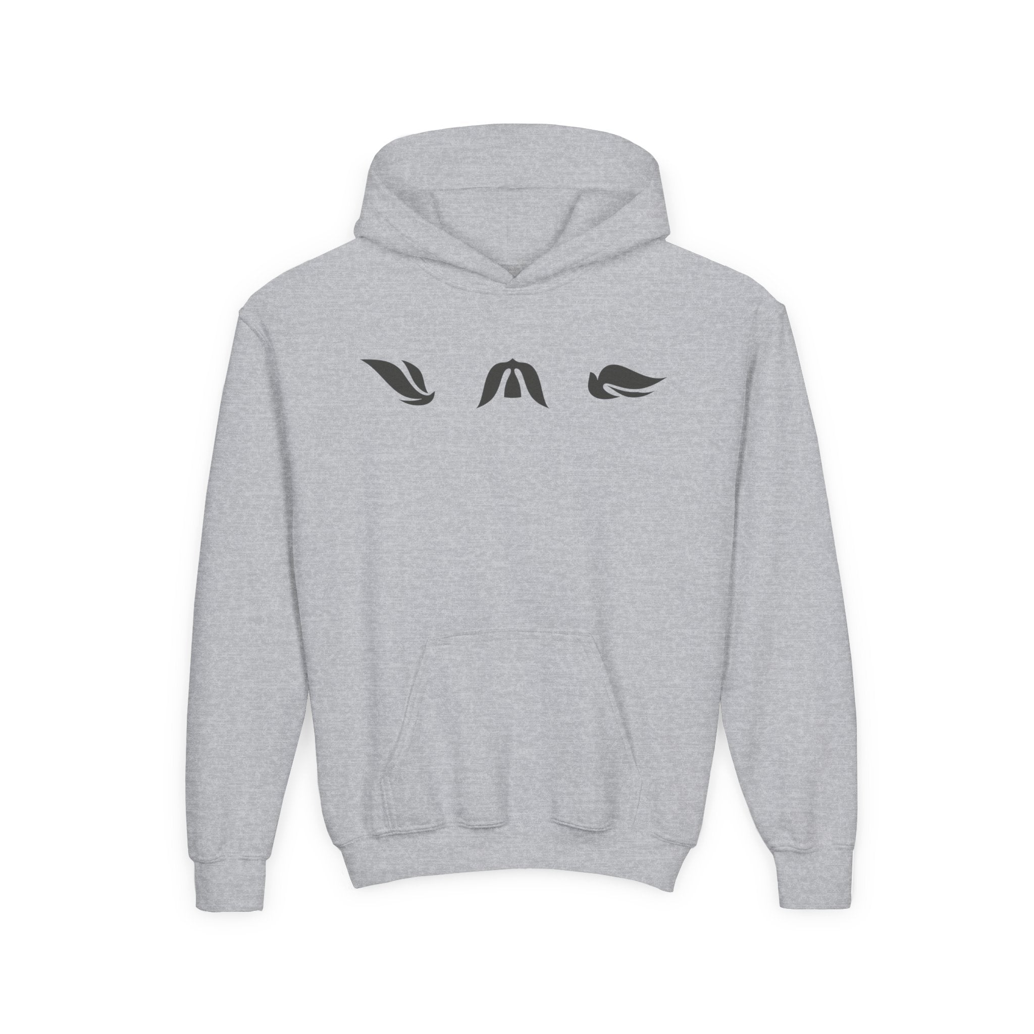 Youth “The Lord is My Light & Salvation” Hoodie – Psalm 27 Christian Kids Sweatshirt