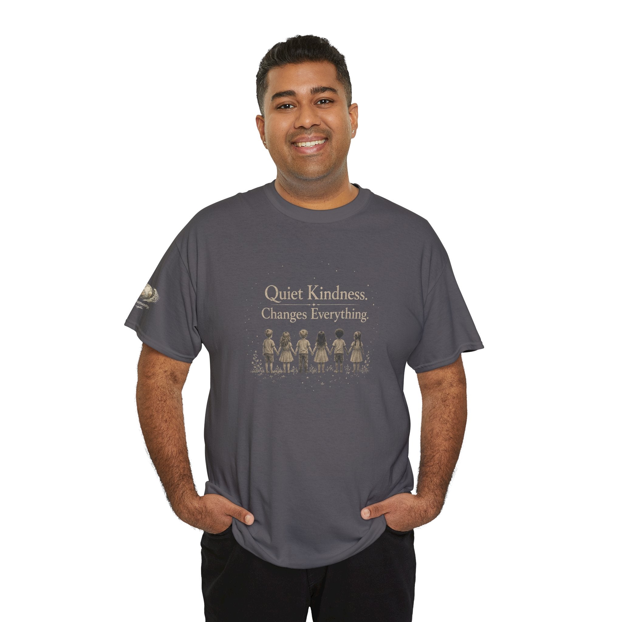 Kindness Graphic Tee – “Quiet Kindness Changes Everything” Inspirational T-Shirt