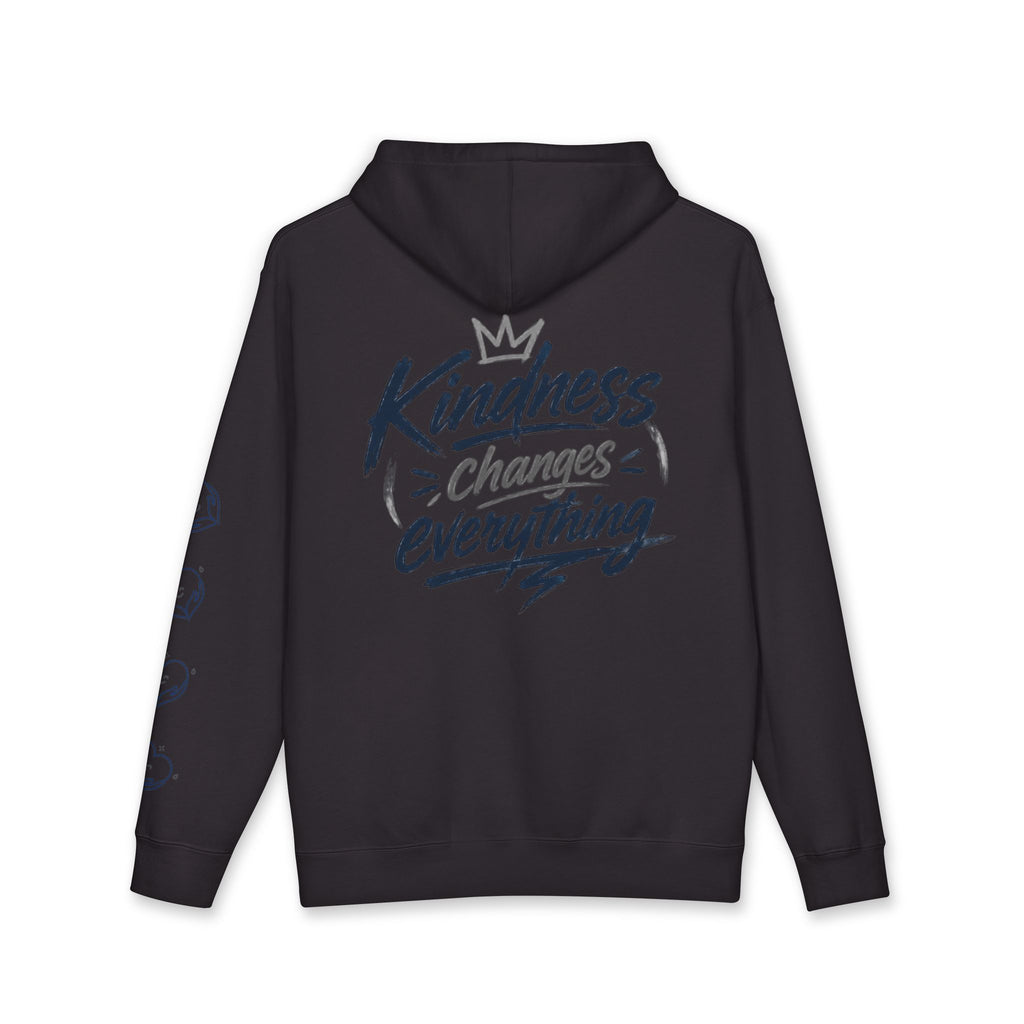 Kindness Changes Everything Hoodie – Heart Hands Graphic Inspirational Pullover
