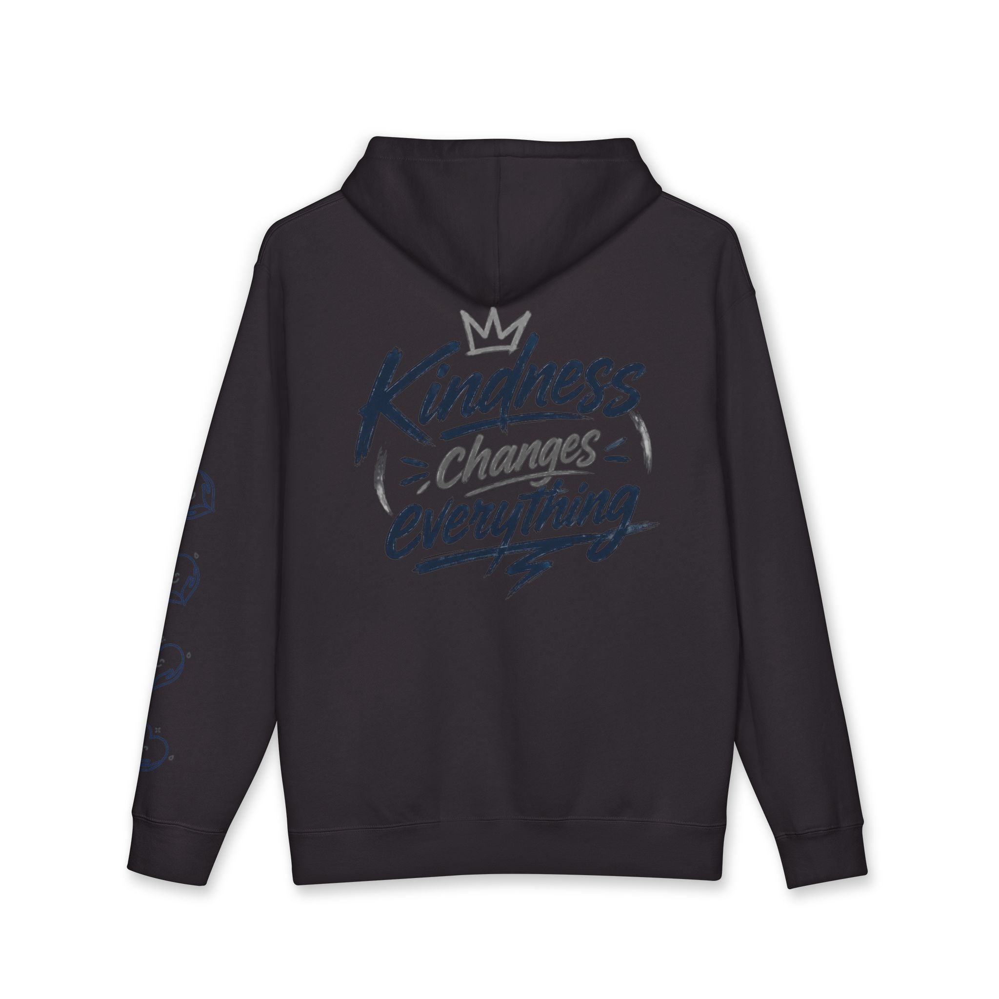 Kindness Changes Everything Hoodie – Heart Hands Graphic Inspirational Pullover