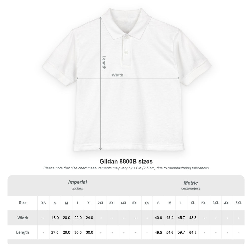Kids Jesus Gold Nugget Polo – Youth Christian Faith Shirt | Church & Dress Casual Polo