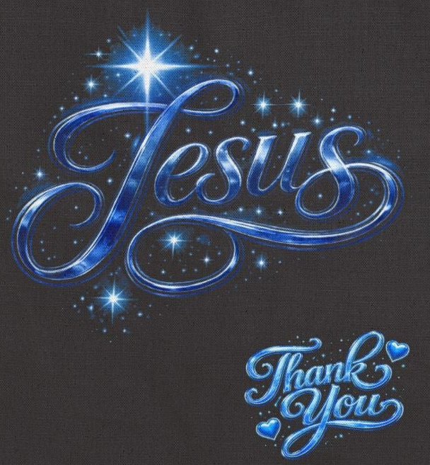 Jesus Script Canvas Tote Bag – Christian Faith Thank You Tote | Church & Bible Bag