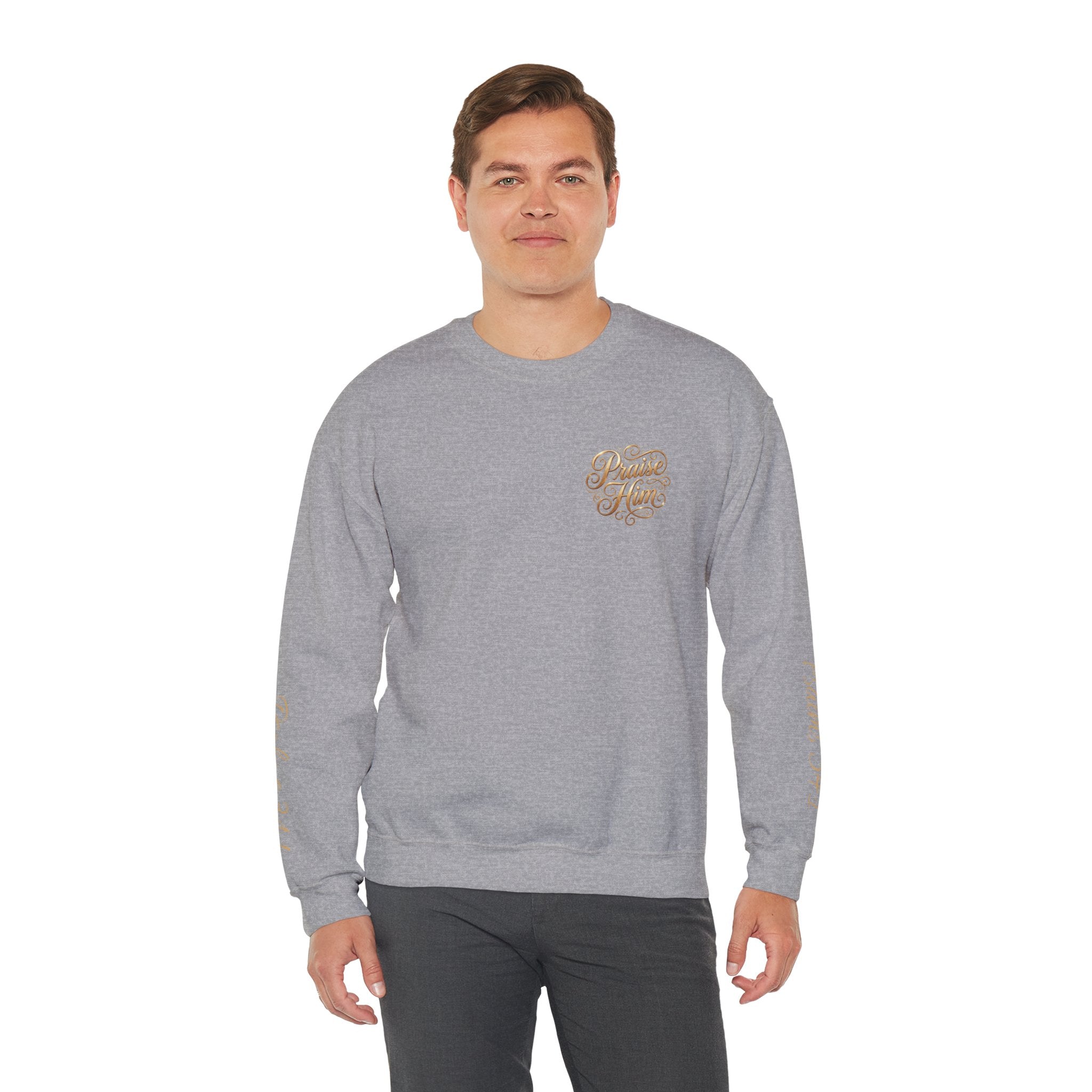 Praise Psalm 150 Sweatshirt | Christian Faith Crewneck Pullover | Inspirational Worship Apparel