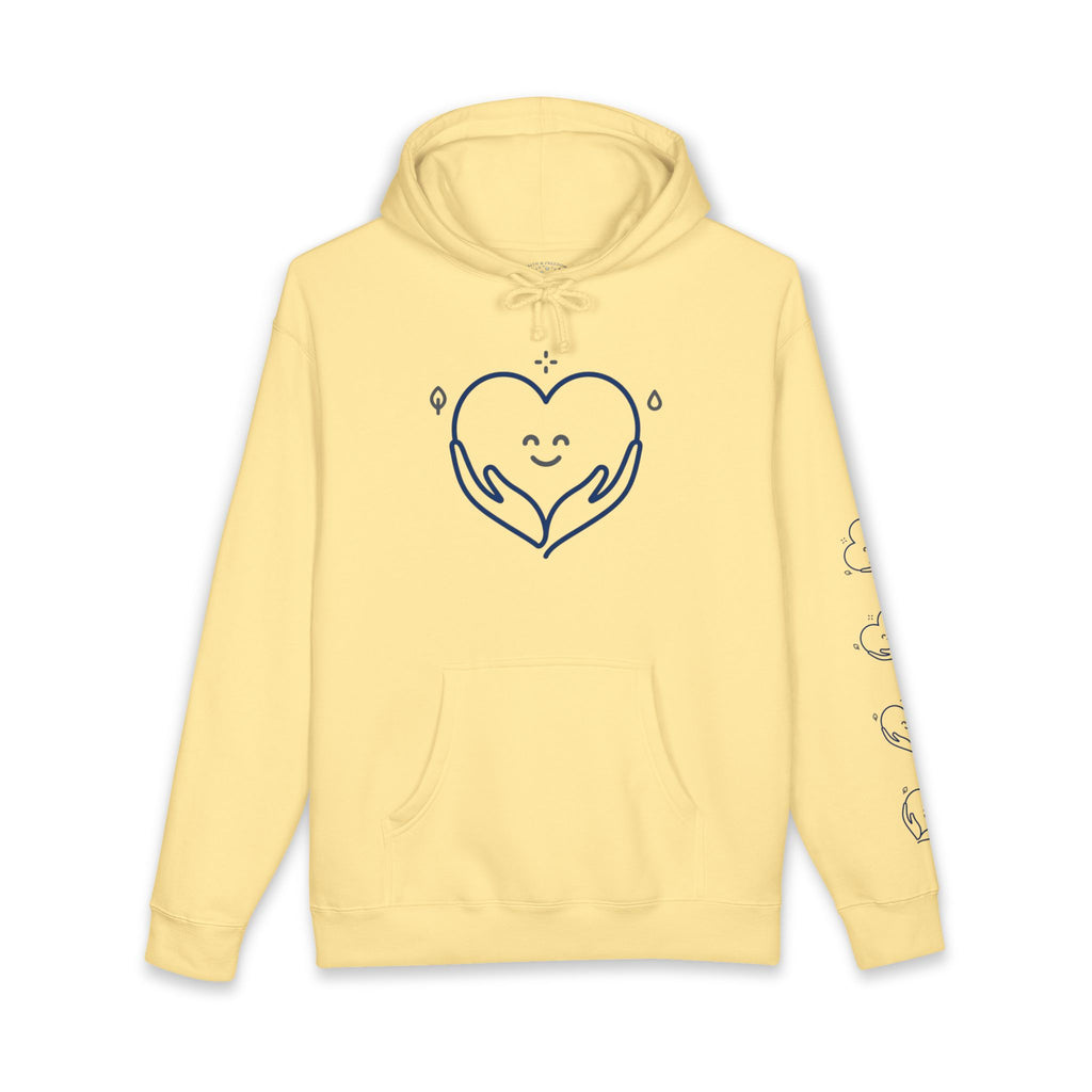 Kindness Changes Everything Hoodie – Heart Hands Graphic Inspirational Pullover