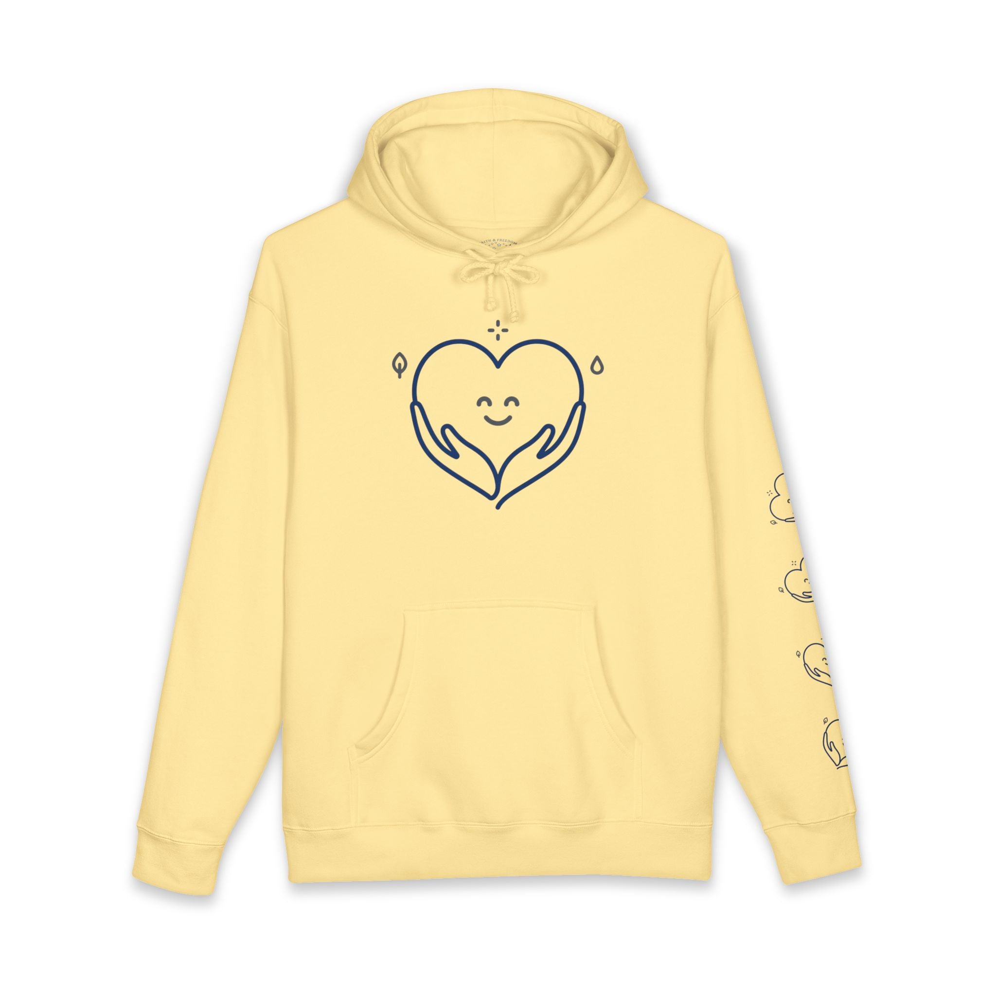 Kindness Changes Everything Hoodie – Heart Hands Graphic Inspirational Pullover