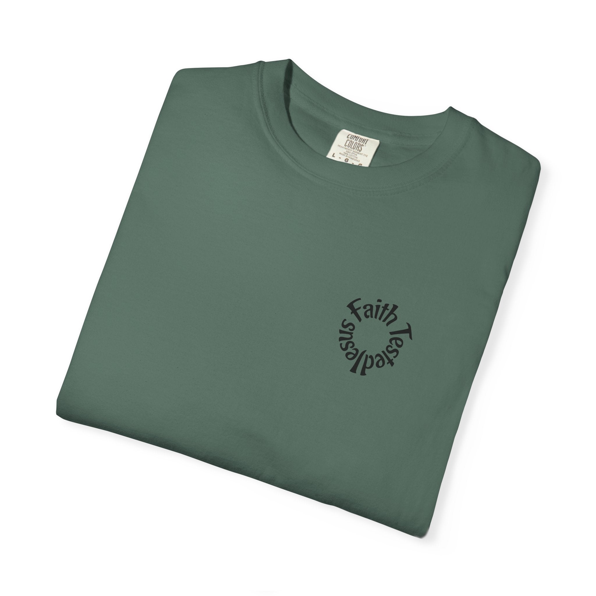 Jesus Loves You Personalized Faith T-Shirt — Custom Back Christian Graphic Tee