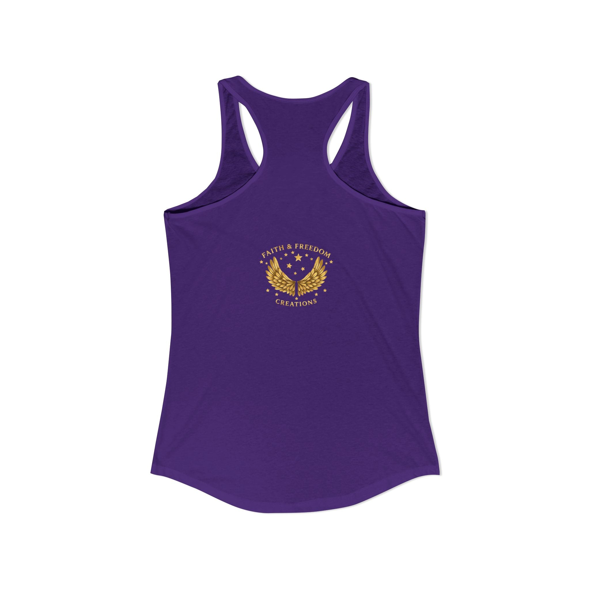 Delilah’s Salon – Women’s Racerback Tank | Vintage Review Graphic – Five-Star Faith Series