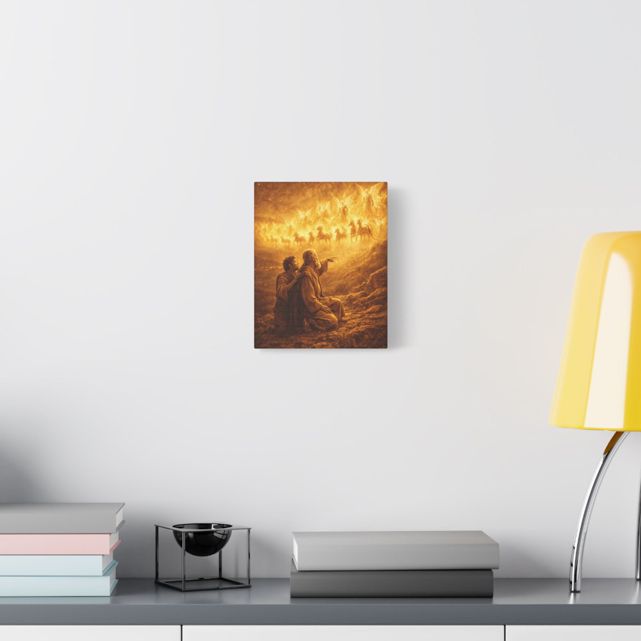 Elijah Vision Canvas — Angelic Hosts Wall Art