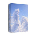 Cloud Princess & Horse Canvas — Dreamy Fairy Tale Nursery Wall Art