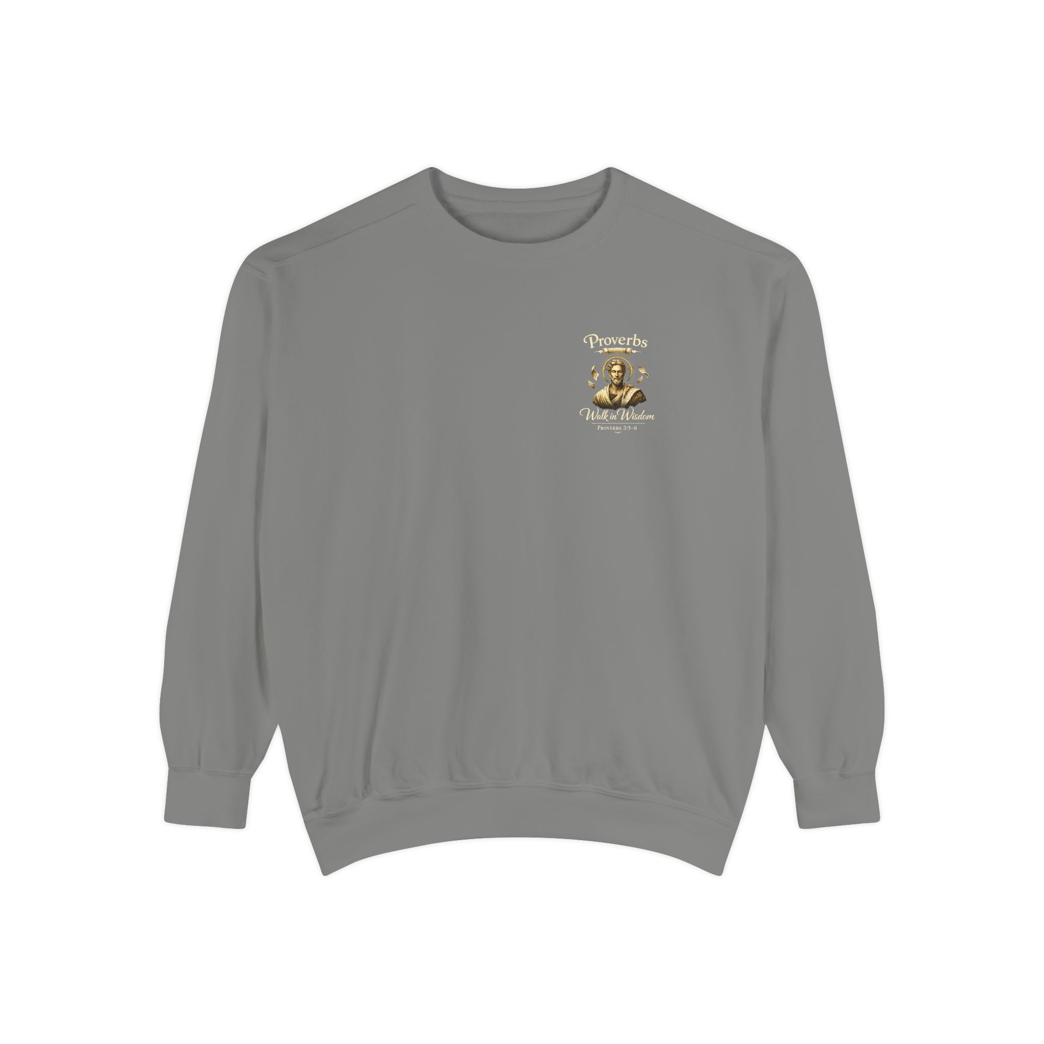 Proverbs Scripture Sweatshirt | Biblical Quote Christian Pullover | Inspirational Faith Crewneck