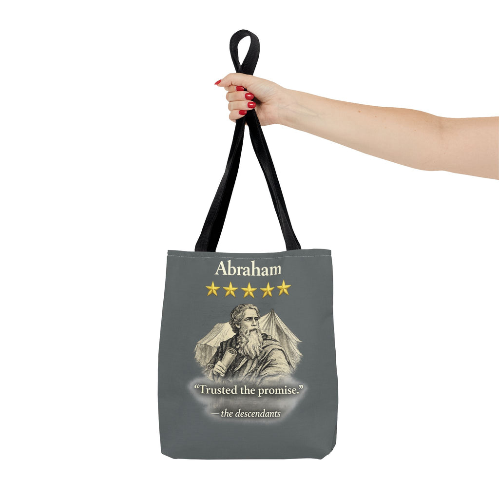 Abraham – Tote Bag | “Trusted the Promise” Patriarch Graphic – Five-Star Faith Series