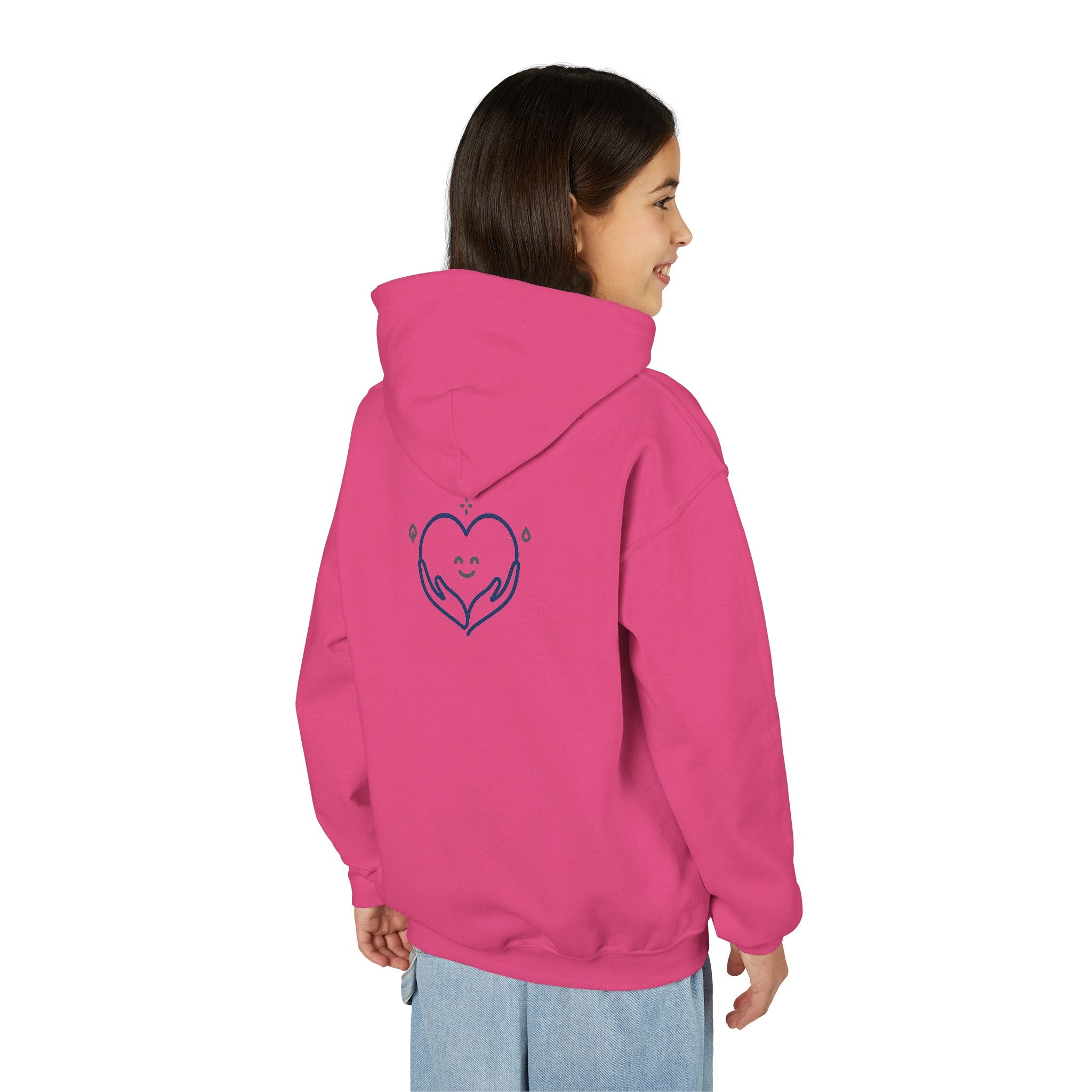 Youth Hoodie – “Kindness Changes Everything” Inspirational Kids Pullover