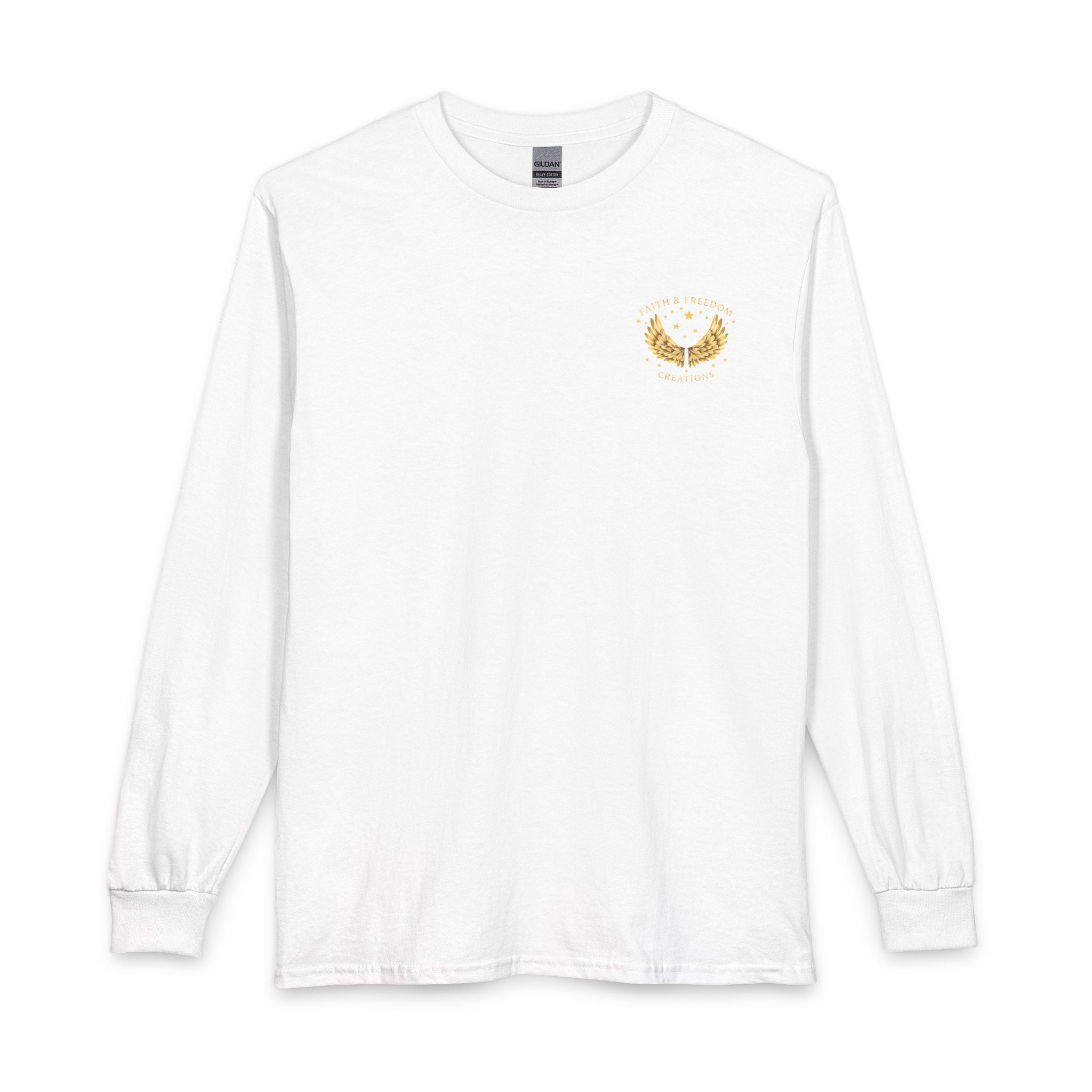Abraham – Long Sleeve Tee | “Trusted the Promise” Faith Graphic – Five-Star Faith Series