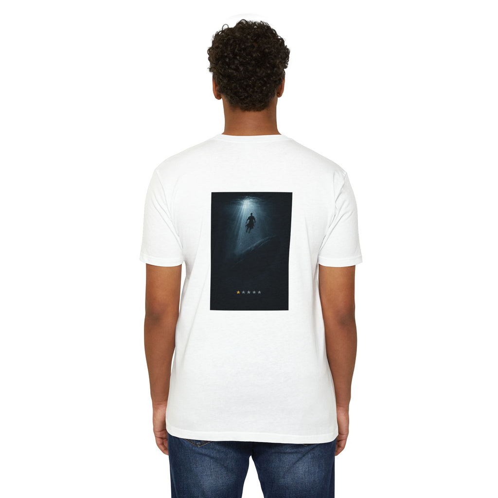 Jonah – Back Print T-Shirt | Atmospheric Deep Sea Graphic – Five-Star Faith Series
