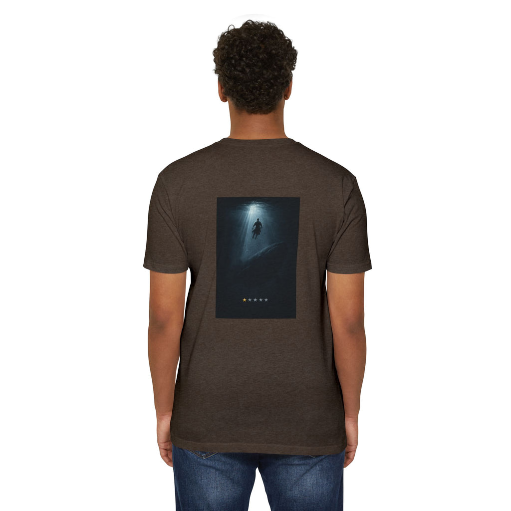Jonah – Back Print T-Shirt | Atmospheric Deep Sea Graphic – Five-Star Faith Series