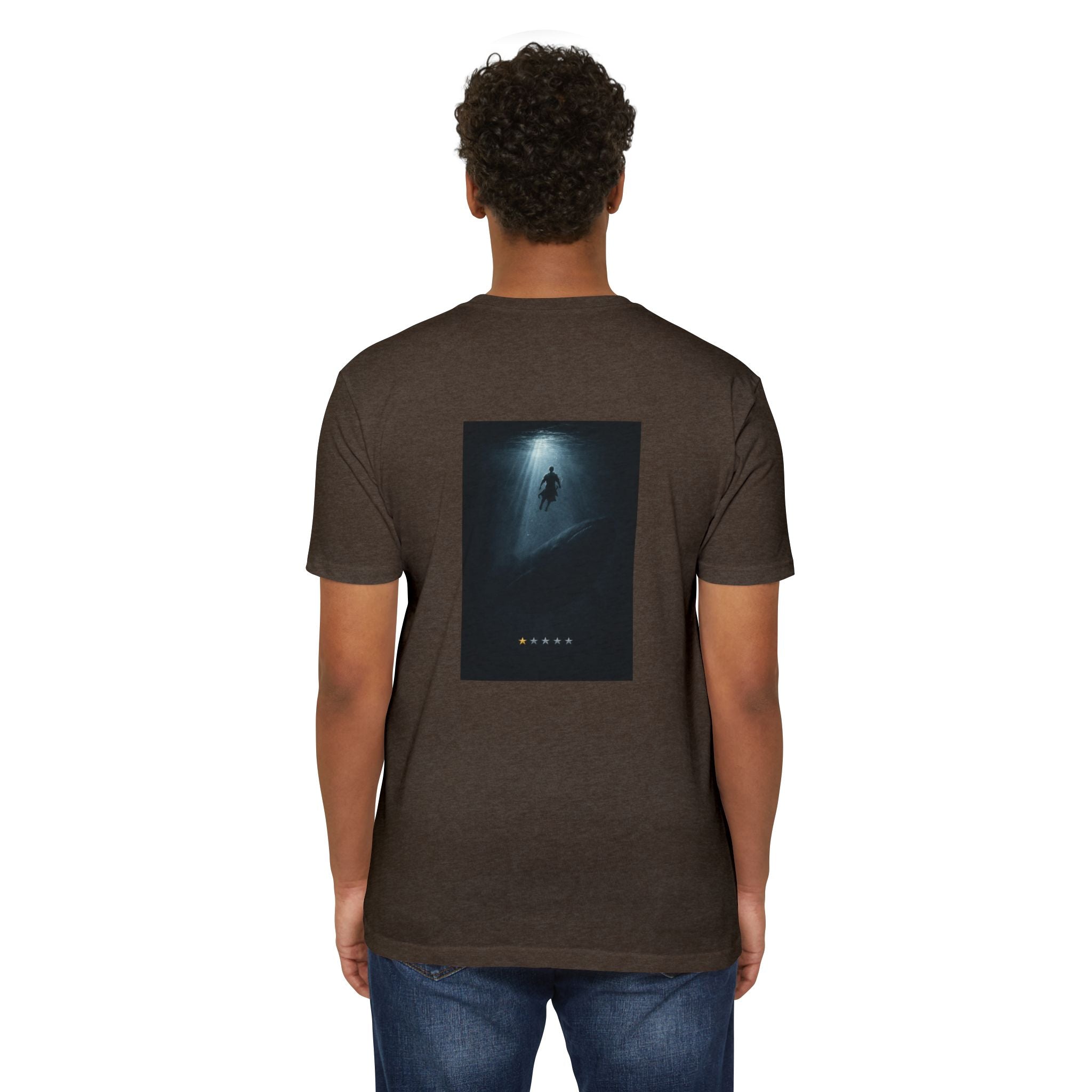 Jonah – Back Print T-Shirt | Atmospheric Deep Sea Graphic – Five-Star Faith Series