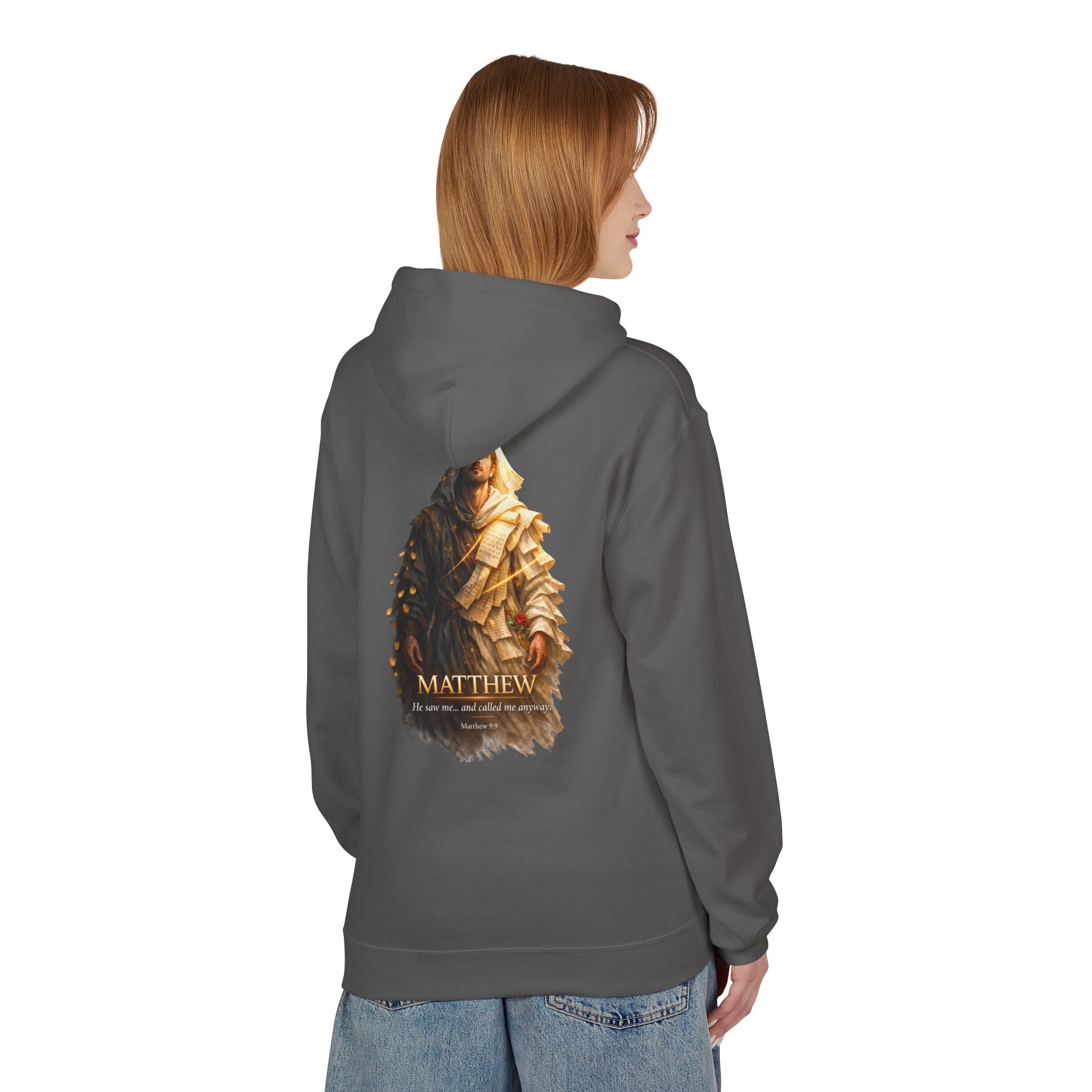 Matthew Gospel Hoodie | Inspirational Christian Faith Hoodie | Scripture Inspired Pullover
