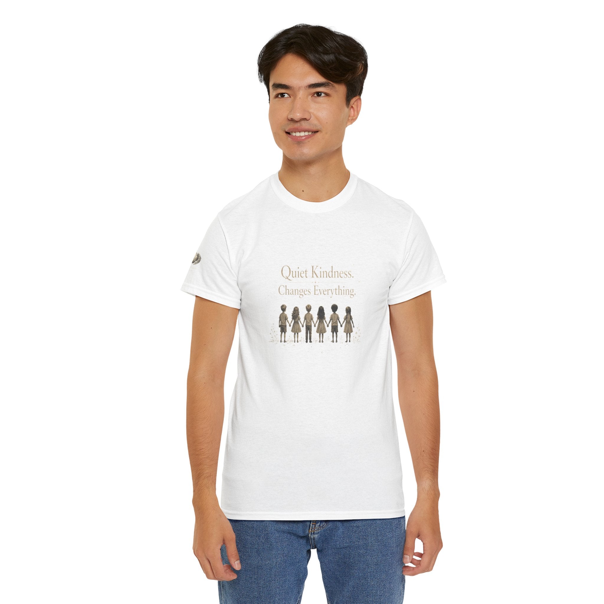 Kindness Graphic Tee – “Quiet Kindness Changes Everything” Inspirational T-Shirt