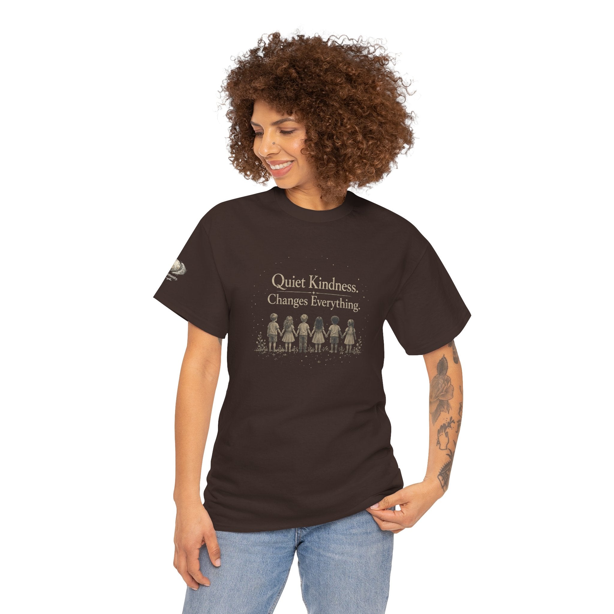Kindness Graphic Tee – “Quiet Kindness Changes Everything” Inspirational T-Shirt