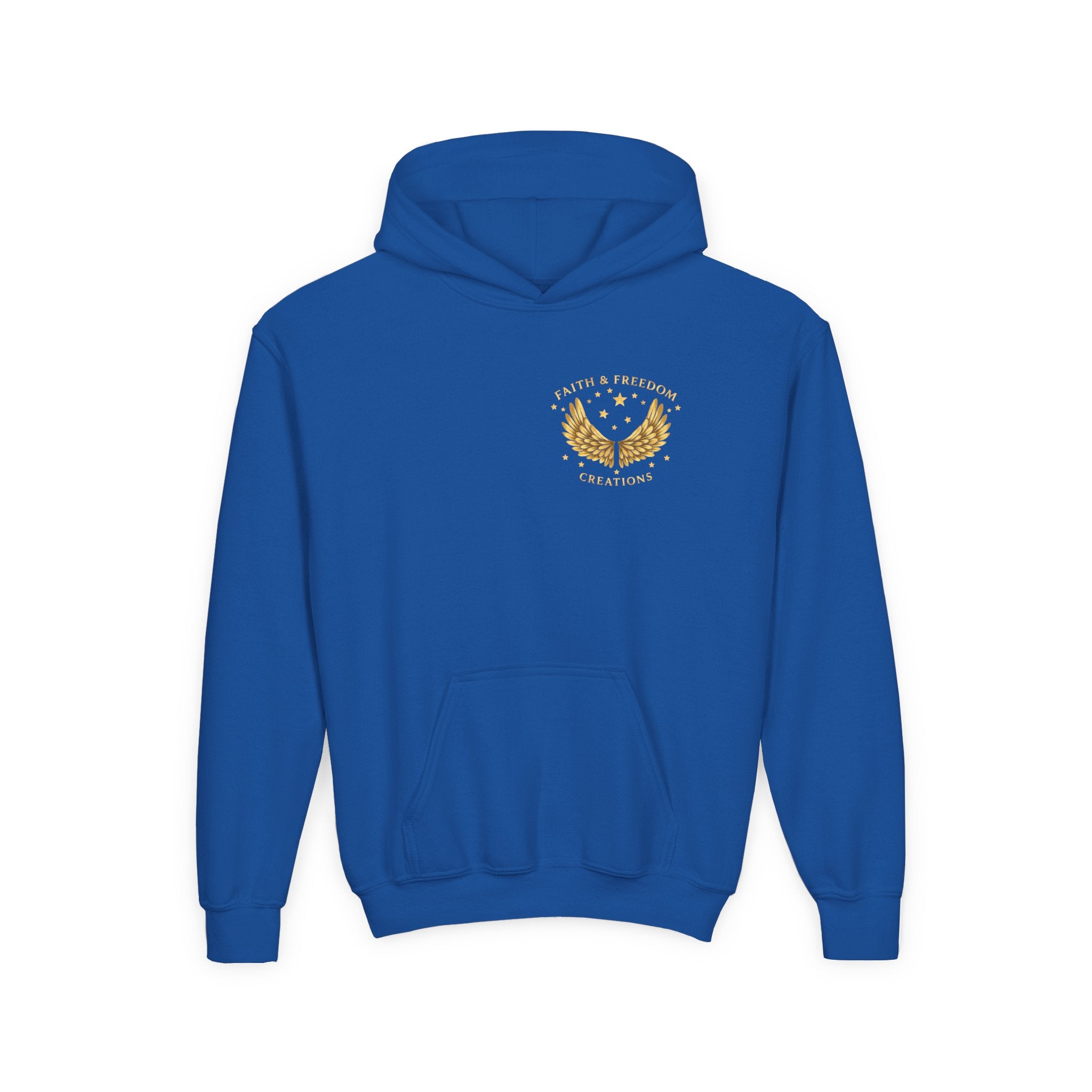 Youth “Be Kind to One Another” Hoodie – Cute Bunny Night Sky Scripture Sweatshirt