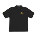 Jesus Gold Fleur Embroidered Polo – Christian Faith Collared Shirt | Elegant Unisex Church Polo