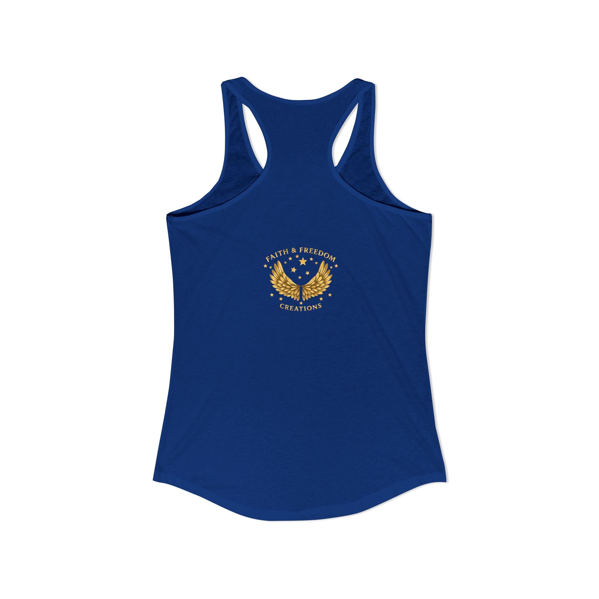 Delilah’s Salon – Women’s Racerback Tank | Vintage Review Graphic – Five-Star Faith Series