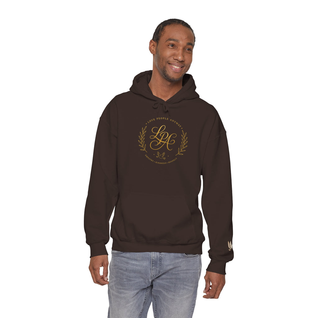 Love People Anyway Hoodie | Inspirational Christian Hooded Sweatshirt | Faith Freedom Creations