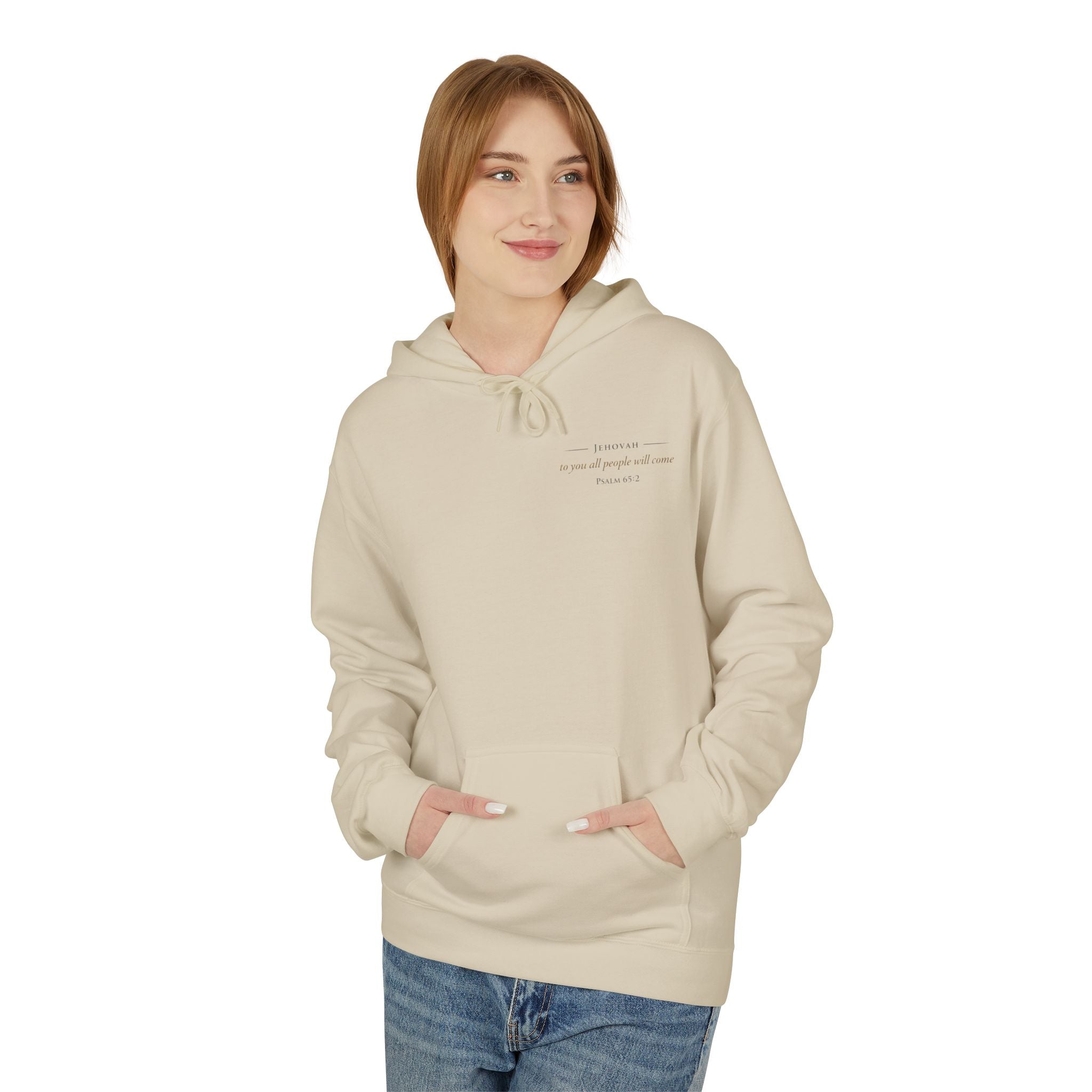 Prayer Hoodie – “O Hearer of Prayer” Psalm 65:2 Christian Pullover | Faith & Freedom Creations