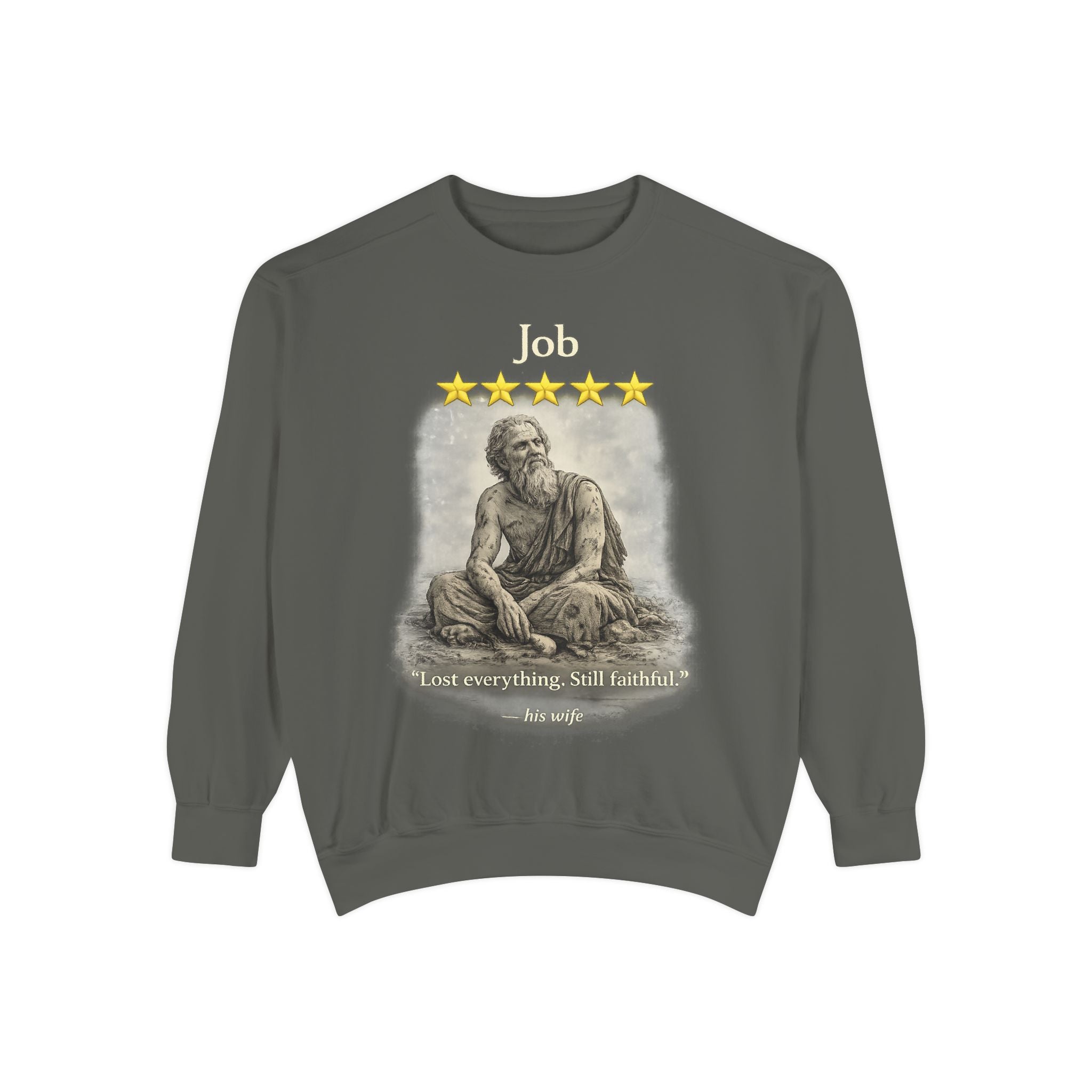 Faithful Through It All Sweatshirt — "I Lost Everything, Still Faithful" Christian Pullover-⭐ Five-Star Faith Series⭐