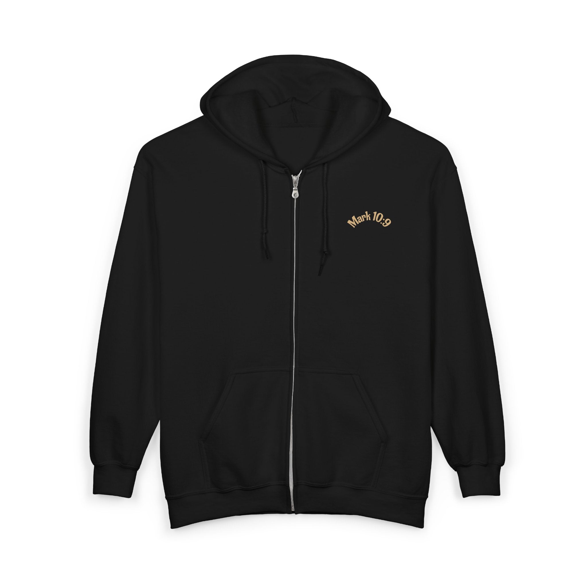 Hold My Hand and Together – Inspirational Prayer Hands Zip Hoodie | Faith Inspired Christian Hoodie