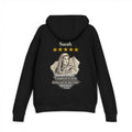 Sarah – French Terry Hoodie | “Laughed at First. Believed in the End.” Portrait Graphic – Five-Star Faith Series