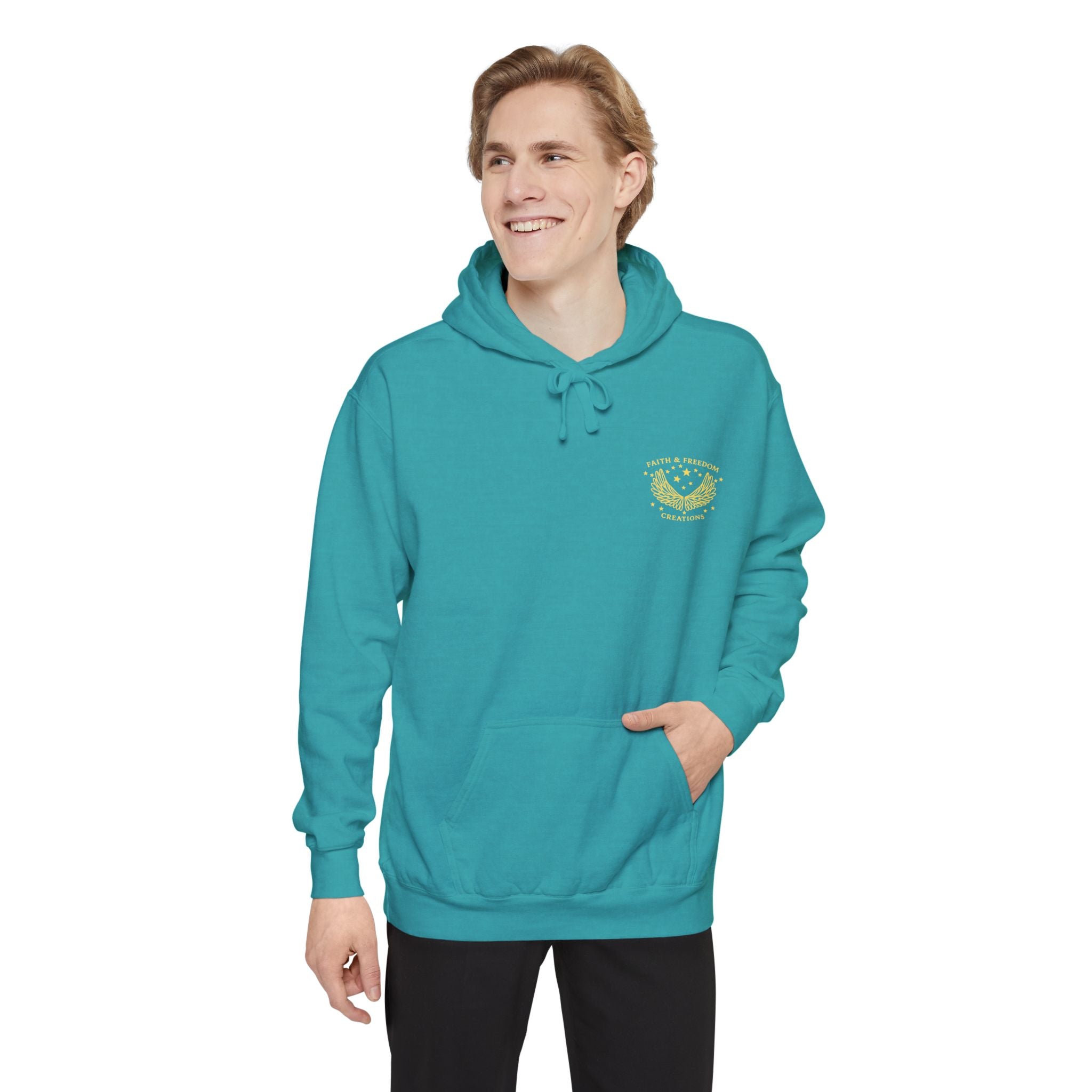 Manna Catering Co. – Hoodie | “Manna Review” Vintage Graphic – Five-Star Faith Series