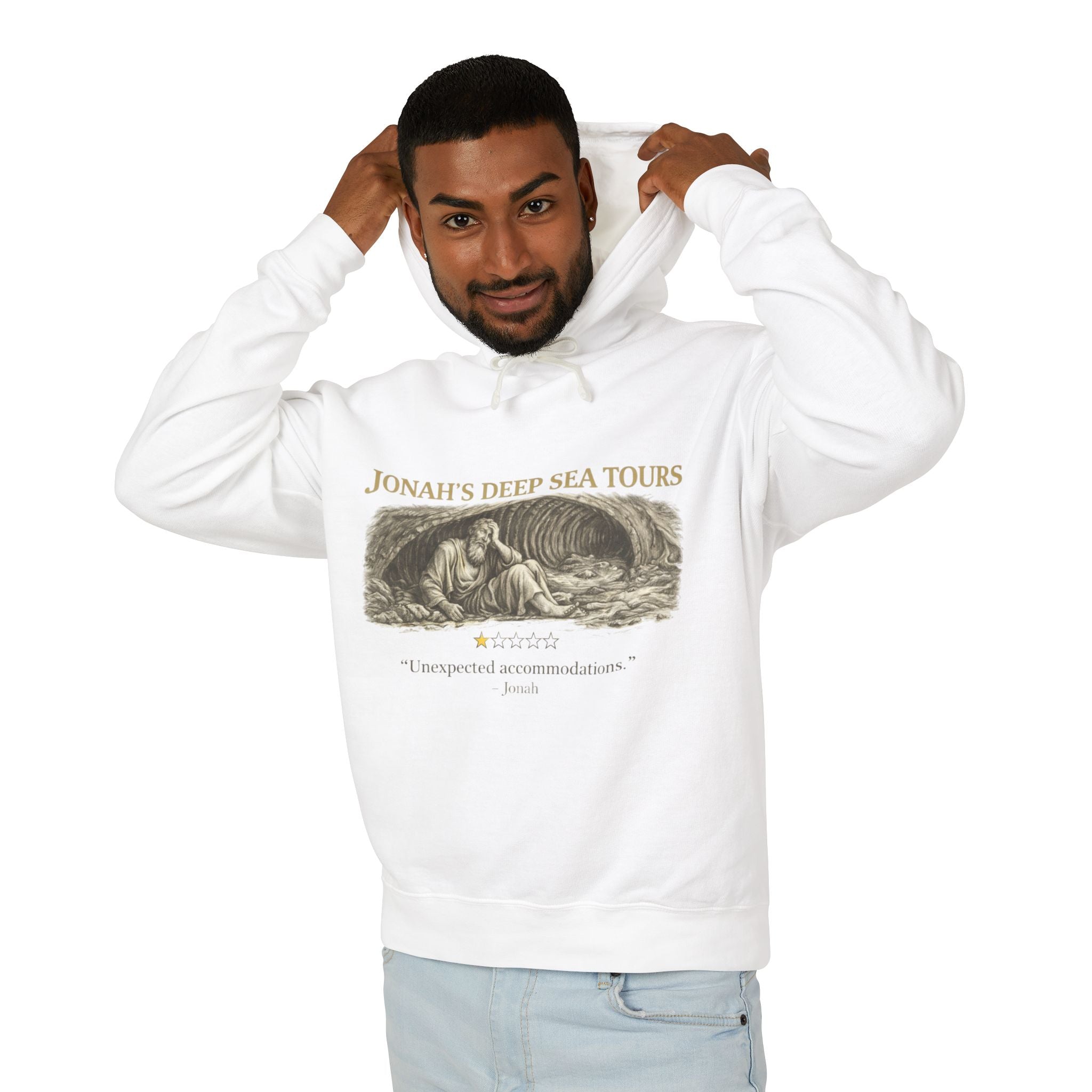 Jonah – Hoodie | “Deep Sea Tours” Vintage Nautical Graphic – Five-Star Faith Series