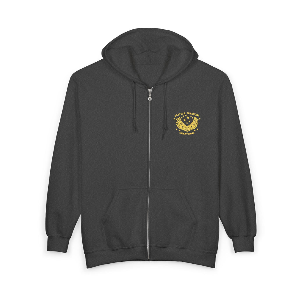 Daniel – Full-Zip Hoodie | Lion’s Den Vintage Graphic – Five-Star Faith Series