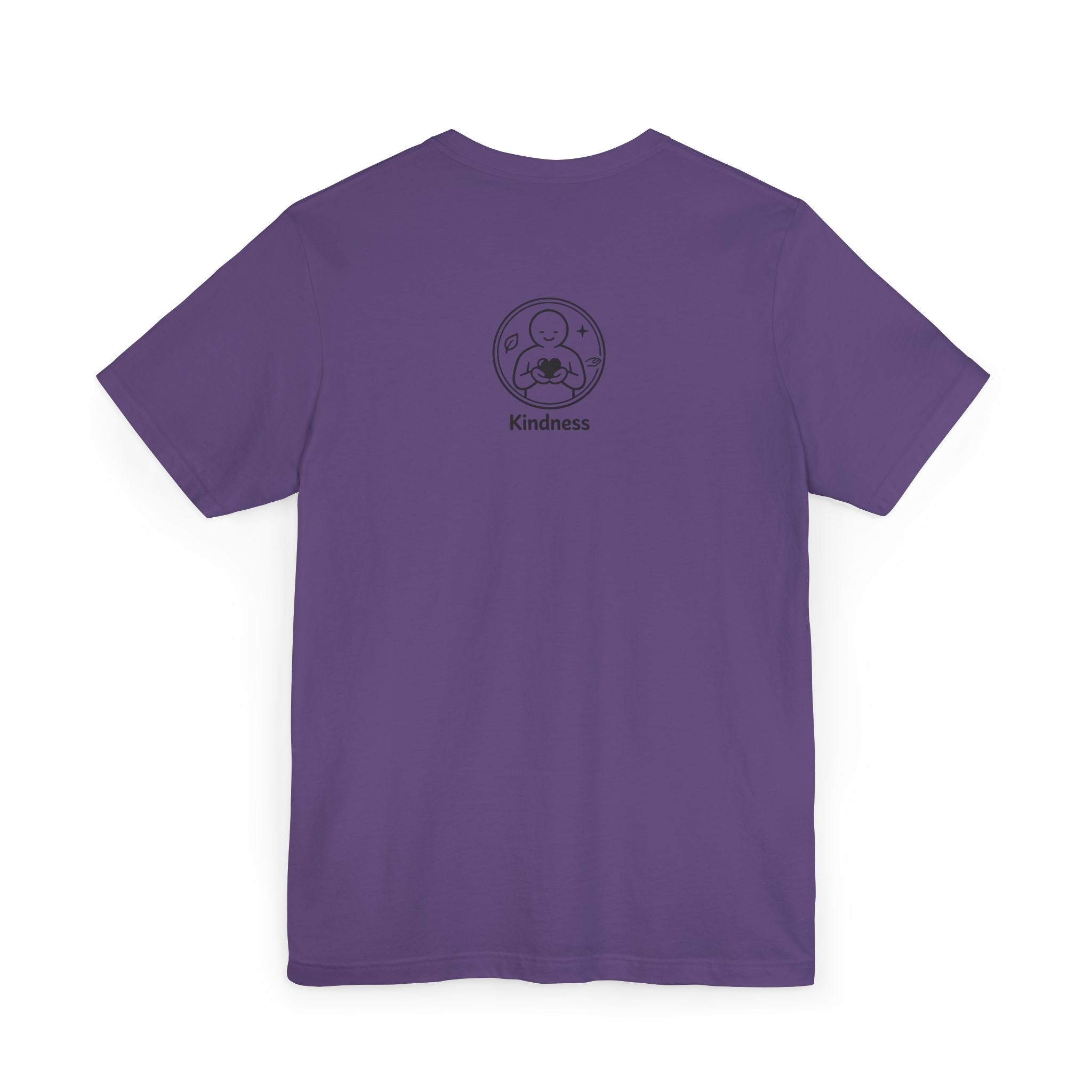 Kindness Minimalist T-Shirt | Inspirational Heart Emblem Tee | Soft Everyday Graphic Shirt
