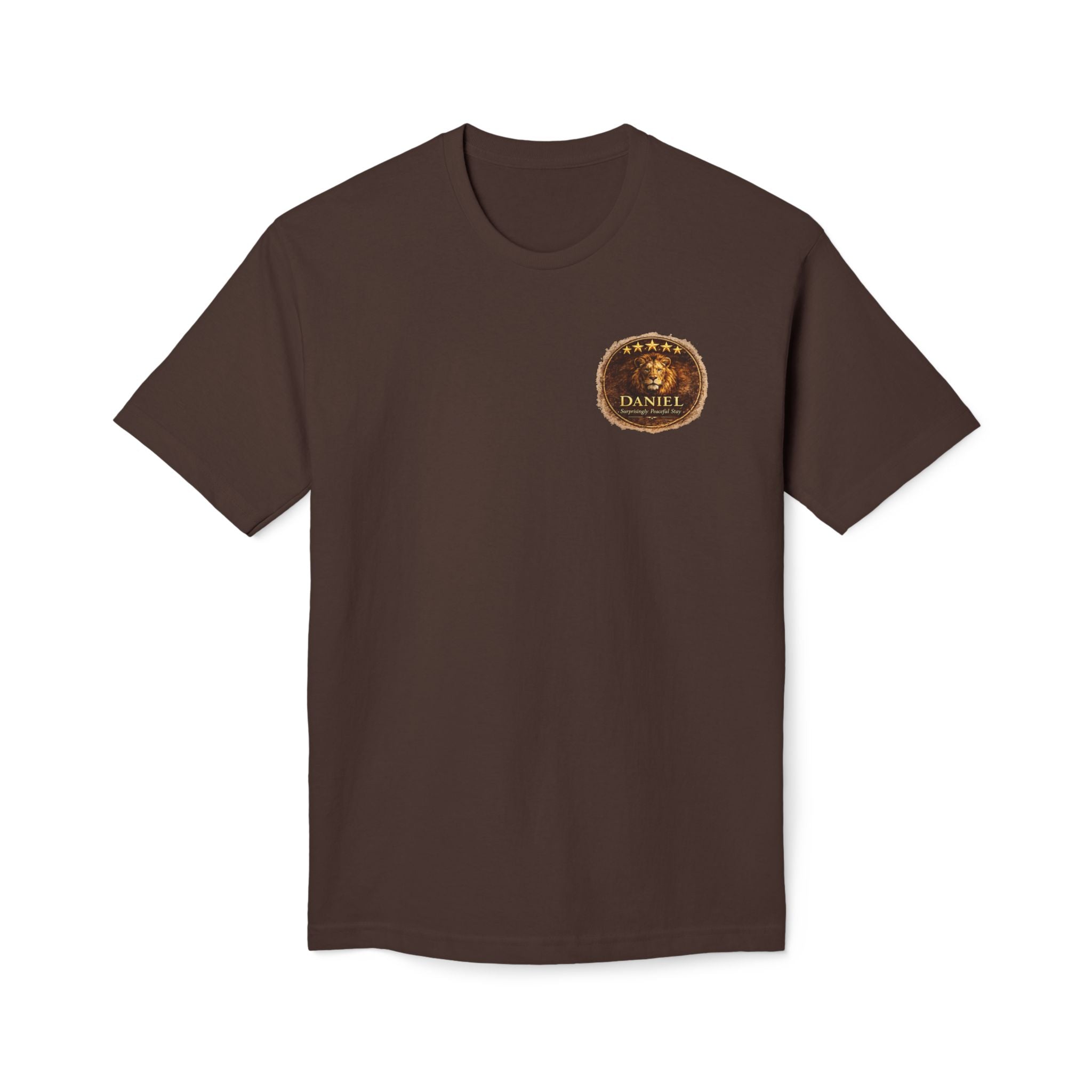 Daniel's Lion Den Stay T-Shirt | Five-Star Faith Series Christian Shirt | Faith Freedom Creations