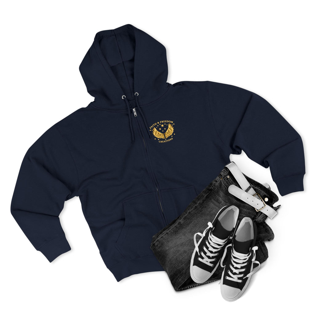 Peter – Zip Hoodie | “Review by Jesus” Vintage Graphic – Five-Star Faith Series