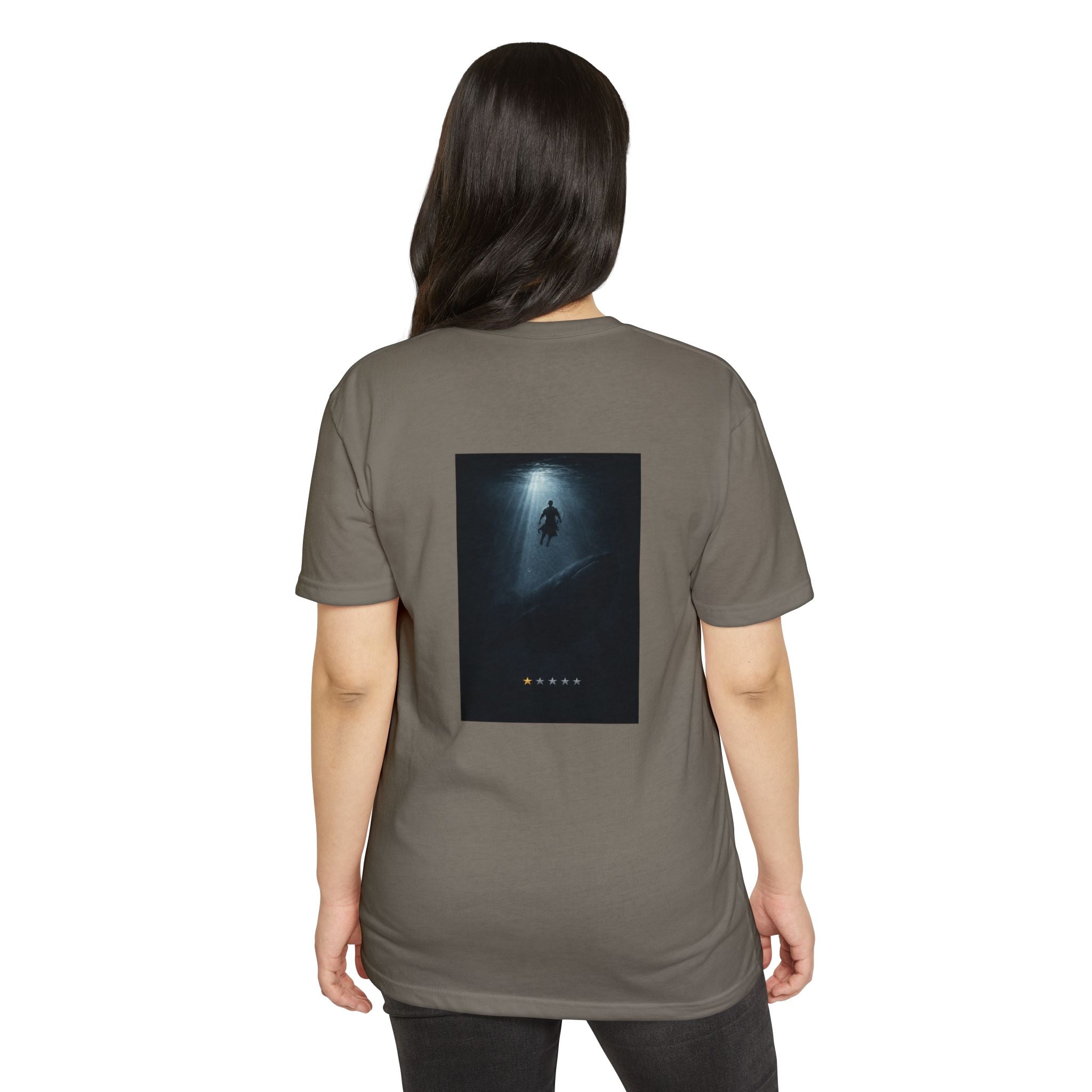 Jonah – Back Print T-Shirt | Atmospheric Deep Sea Graphic – Five-Star Faith Series
