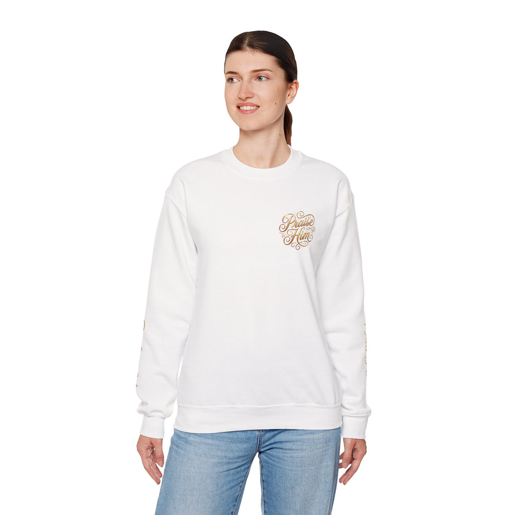 Praise Psalm 150 Sweatshirt | Christian Faith Crewneck Pullover | Inspirational Worship Apparel