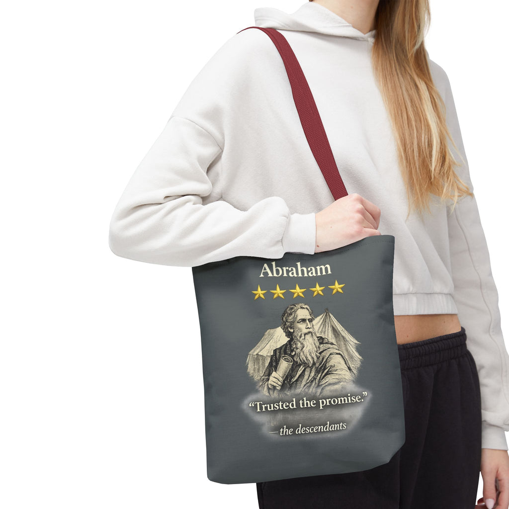 Abraham – Tote Bag | “Trusted the Promise” Patriarch Graphic – Five-Star Faith Series