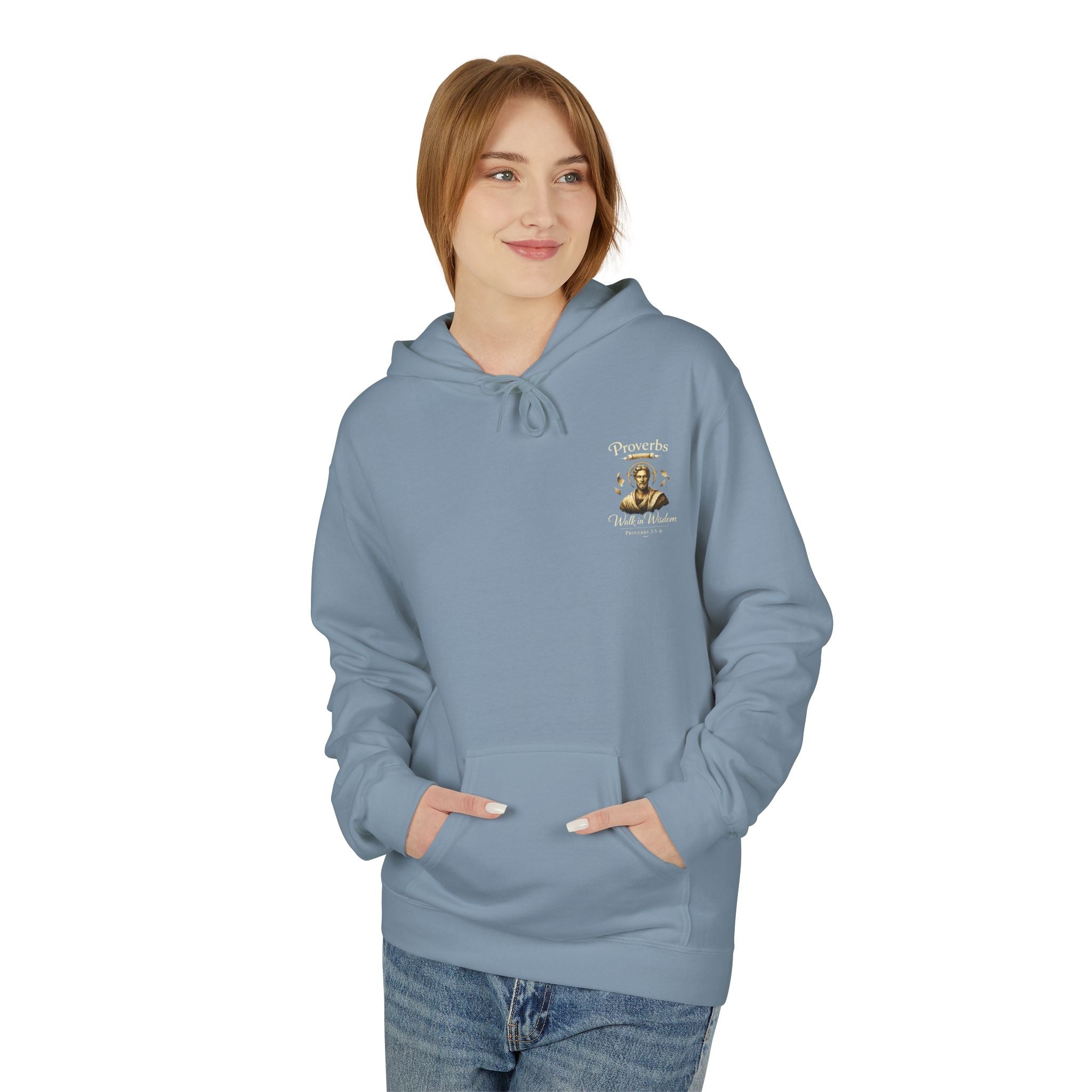 Proverbs “Trust in the Lord” Hoodie – Christian Scripture Pullover | Proverbs 3:5 Faith Sweatshirt