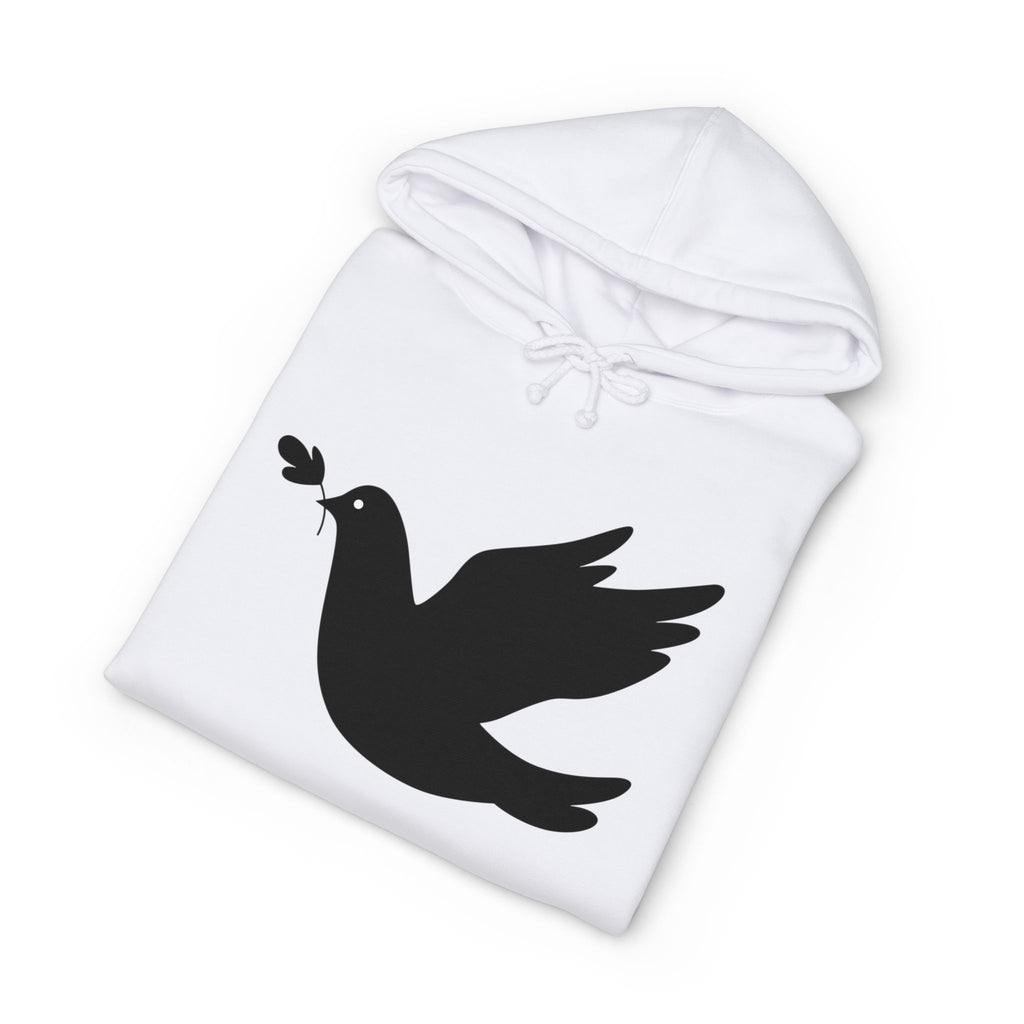 Psalm 27:1 Dove Hoodie – “The Lord is My Light & Salvation” Christian Sweatshirt | Faith Scripture Hoodie