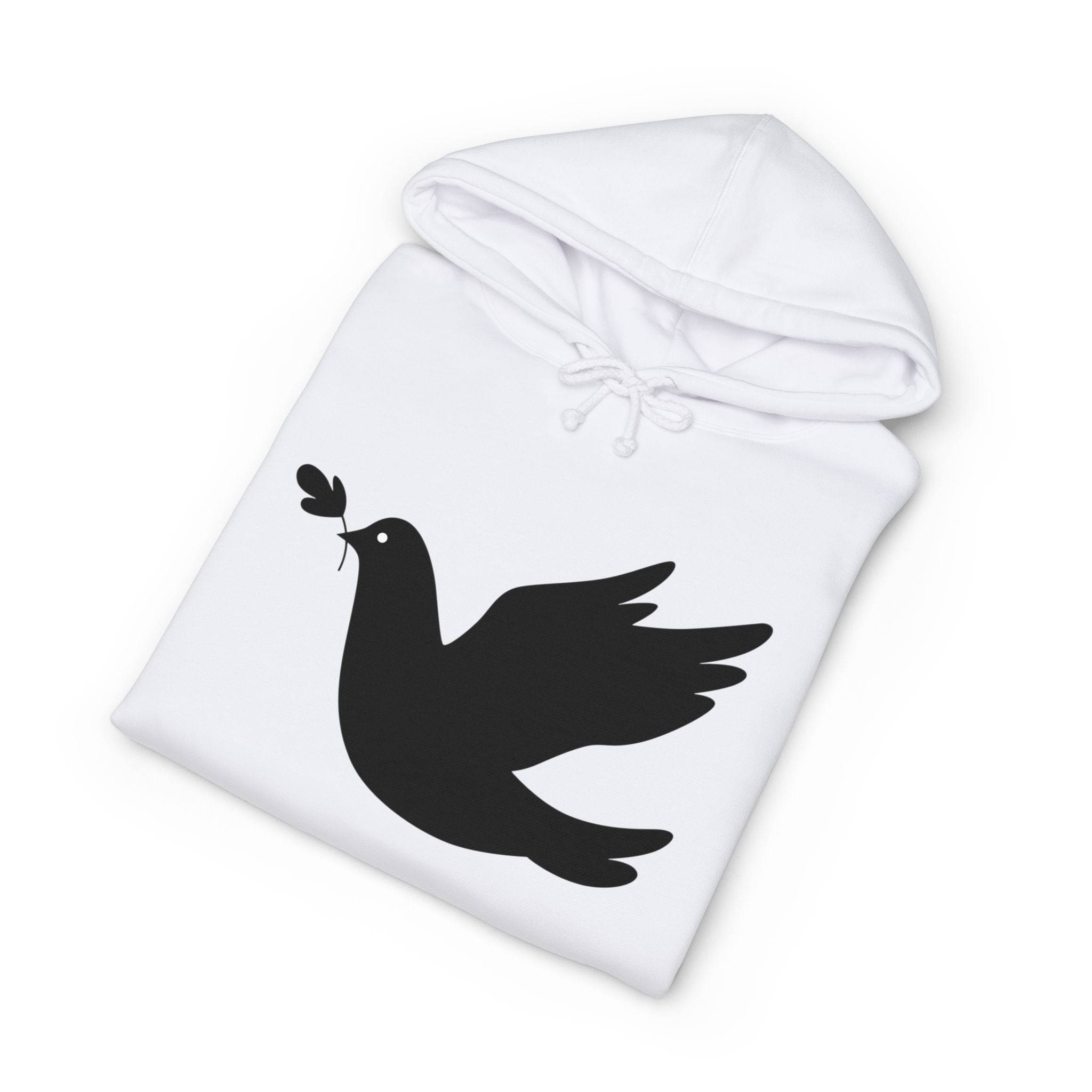 Psalm 27:1 Dove Hoodie – “The Lord is My Light & Salvation” Christian Sweatshirt | Faith Scripture Hoodie