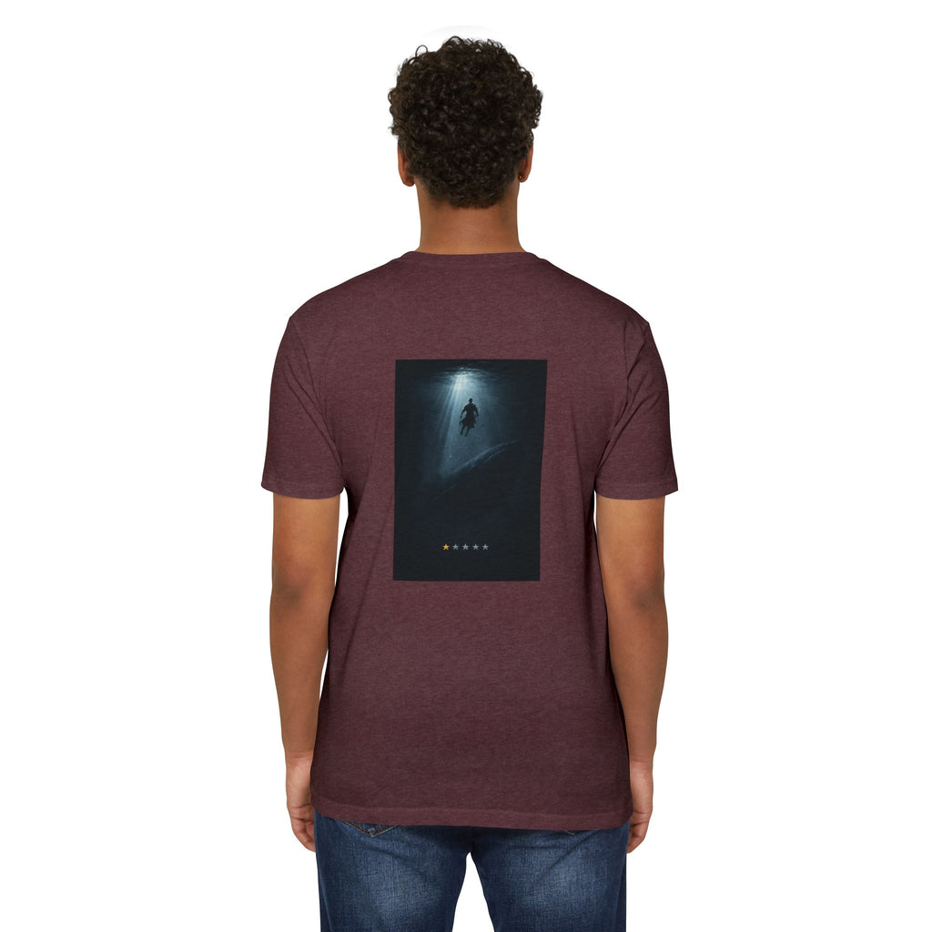 Jonah – Back Print T-Shirt | Atmospheric Deep Sea Graphic – Five-Star Faith Series