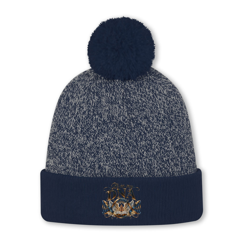 It's in My DNA Christian Pom Pom Beanie | Faith Winter Hat | Faith Freedom Creations