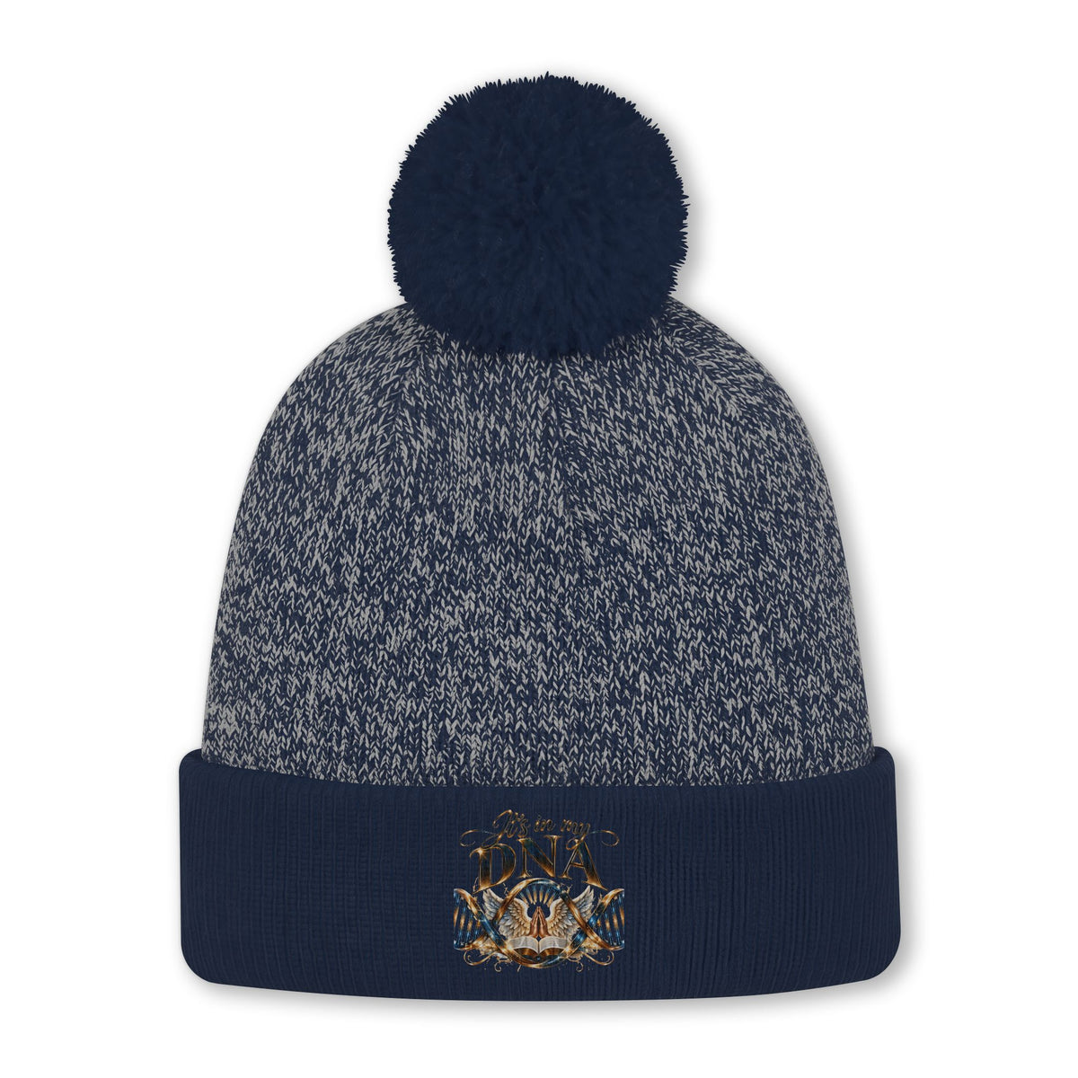 It's in My DNA Christian Pom Pom Beanie | Faith Winter Hat | Faith Freedom Creations