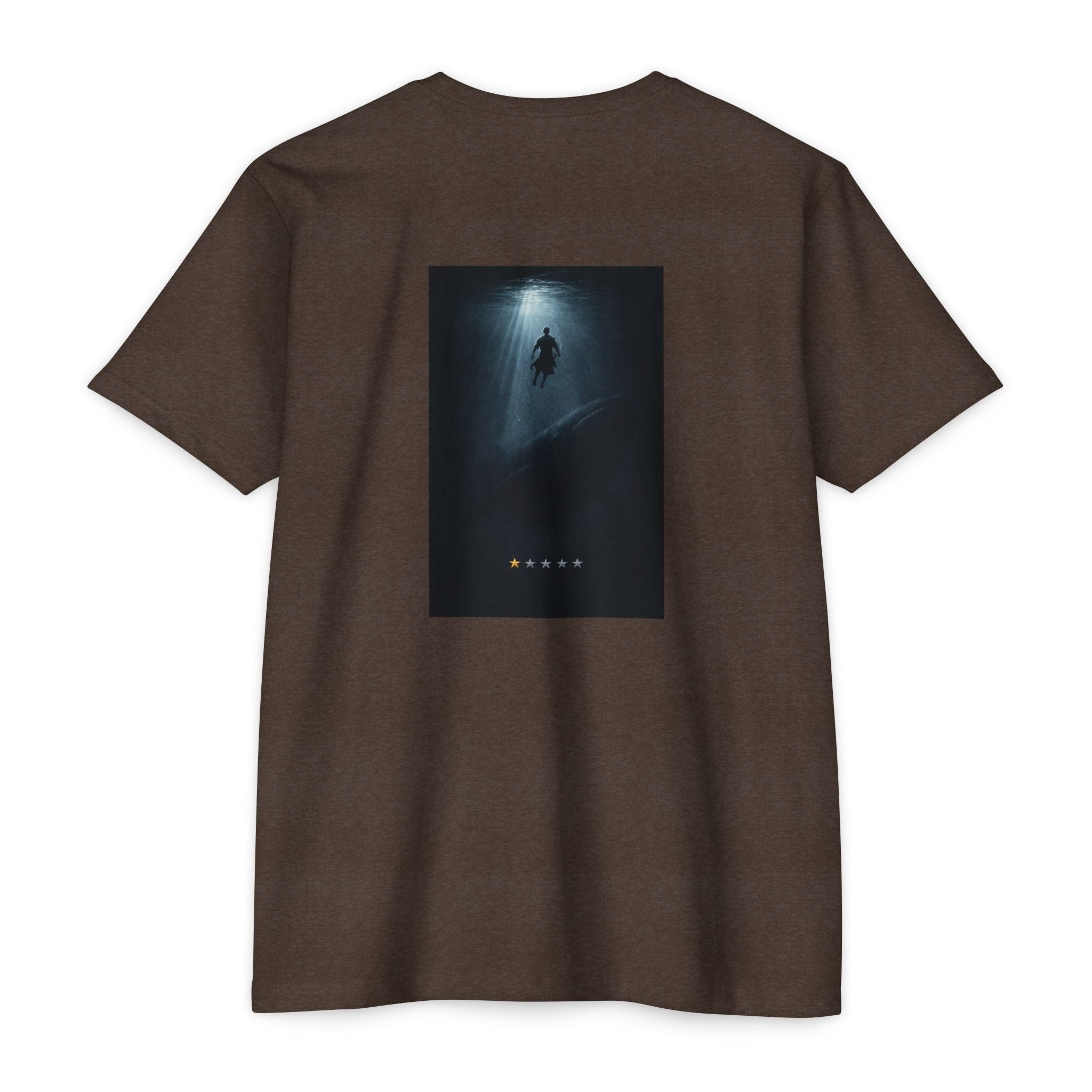 Jonah – Back Print T-Shirt | Atmospheric Deep Sea Graphic – Five-Star Faith Series
