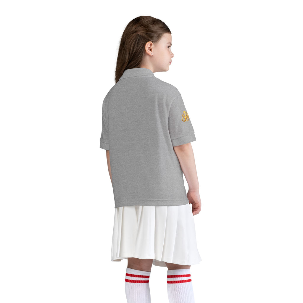 Kids Jesus Gold Nugget Polo – Youth Christian Faith Shirt | Church & Dress Casual Polo